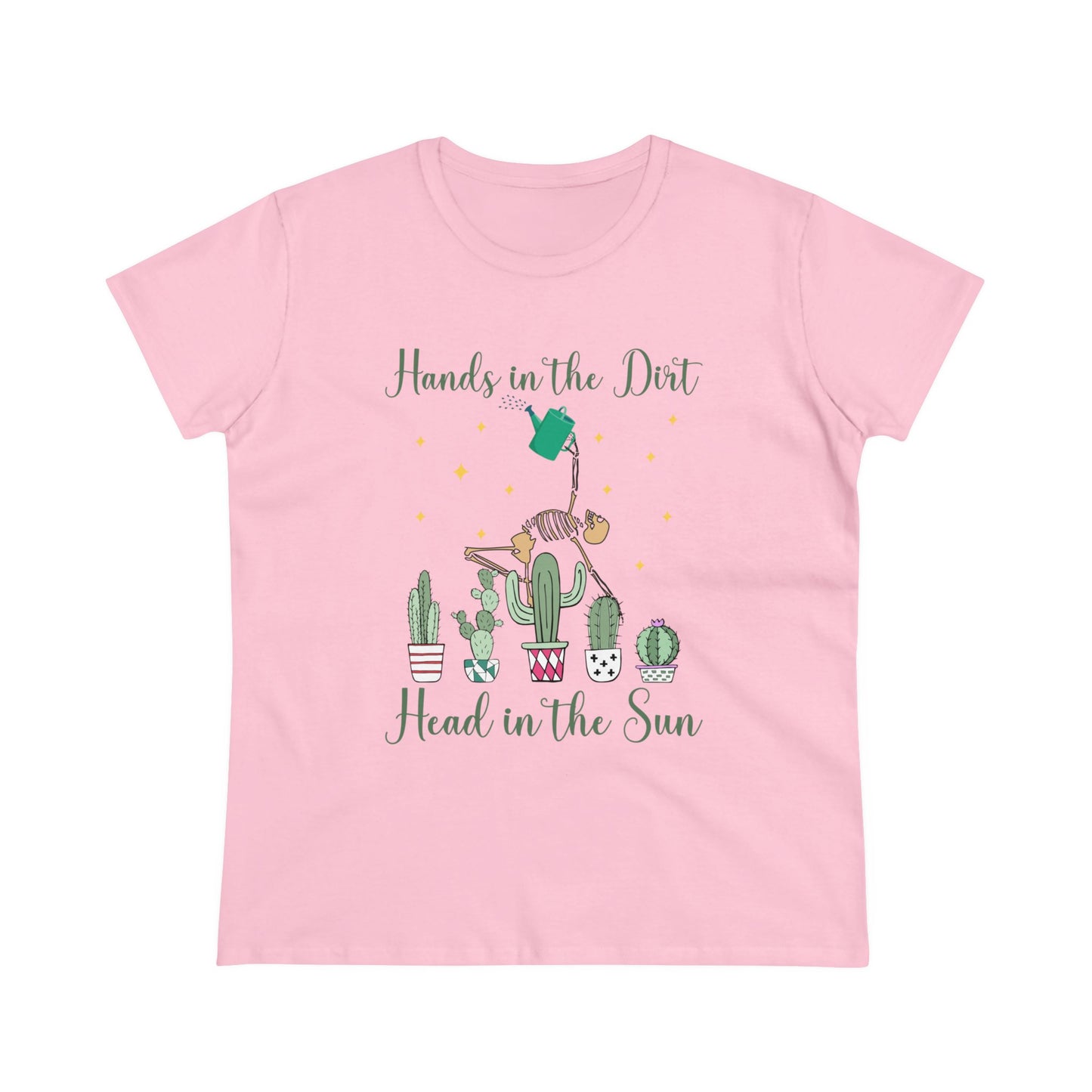 Hands in the Dirty, Head to the Sun - Gardening - Women's Midweight Cotton Tee