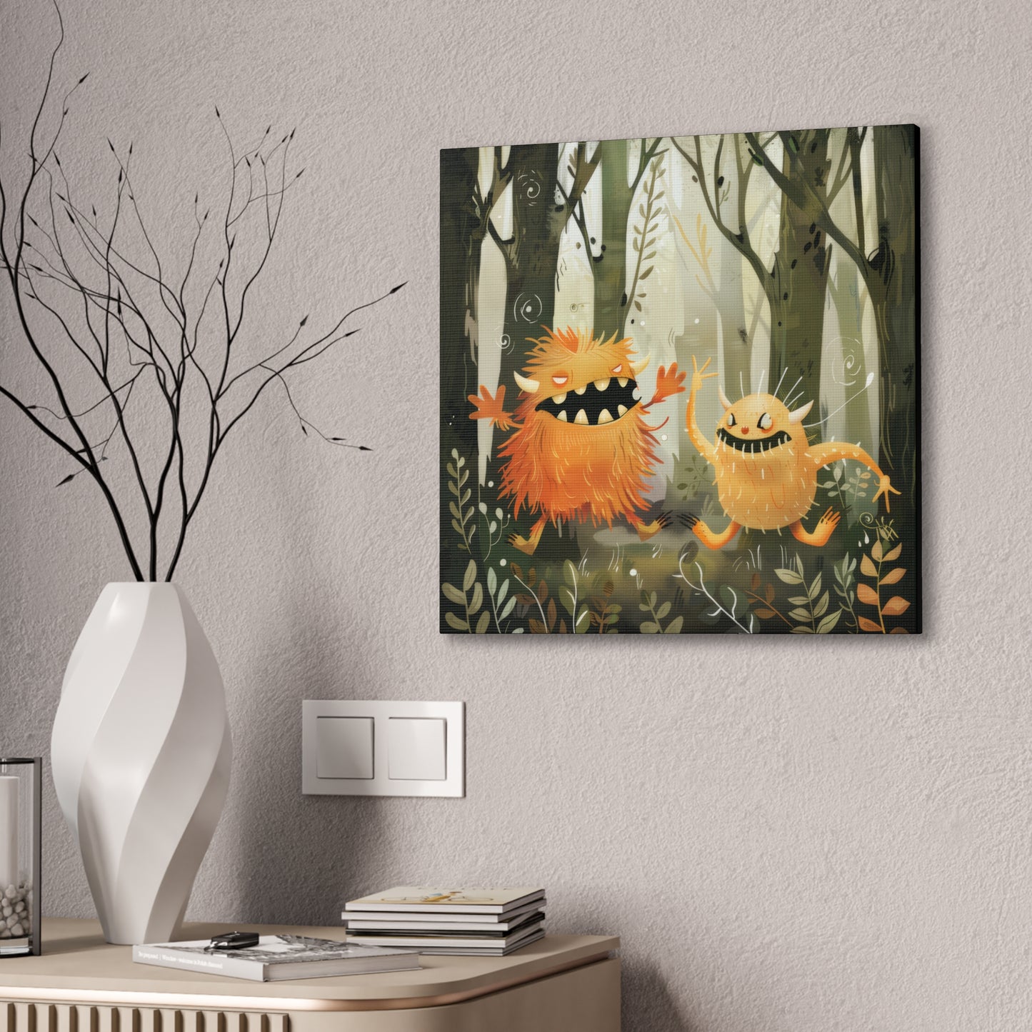 Monsters - Canvas Stretched, 0.75"