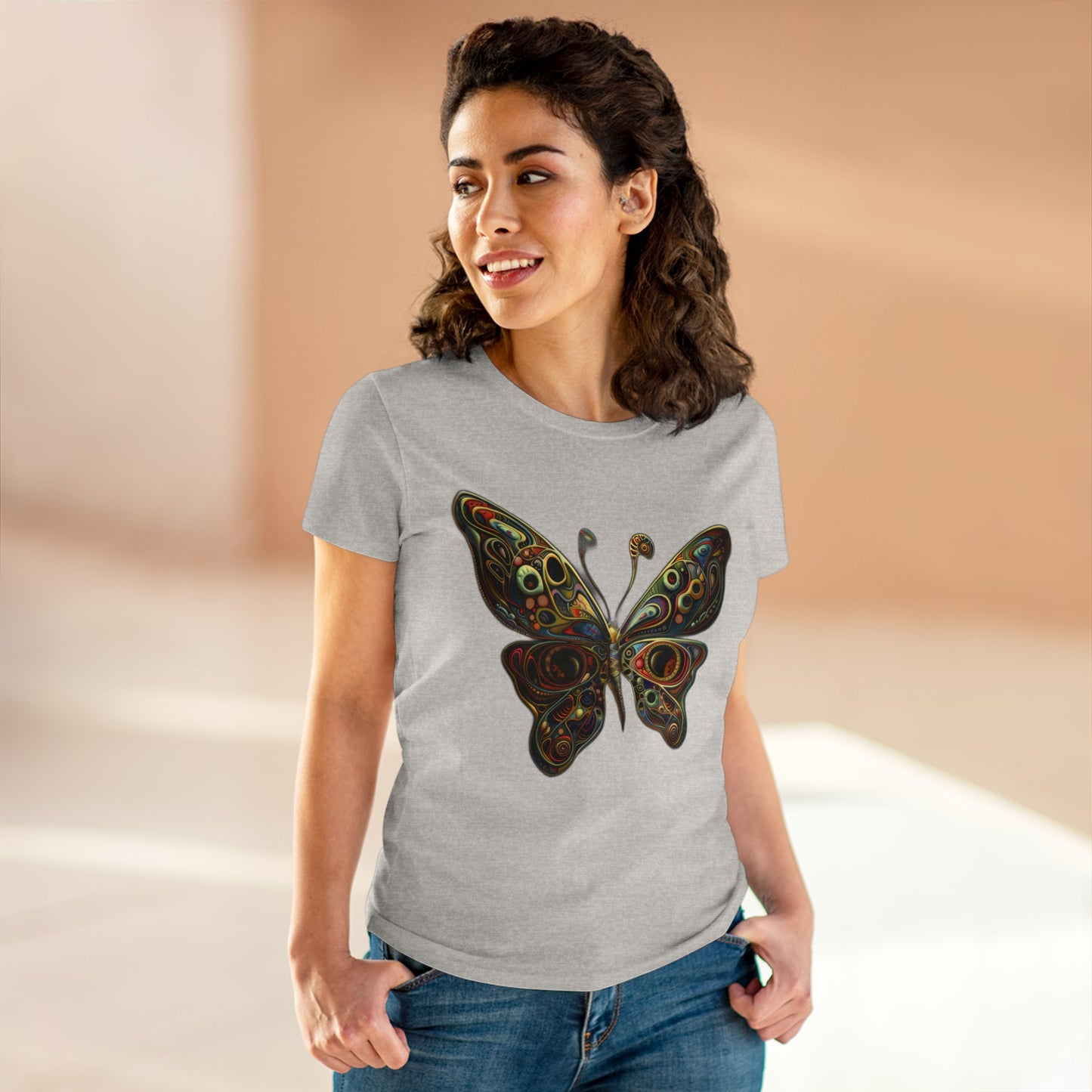 Butterfly - Women's Midweight Cotton Tee