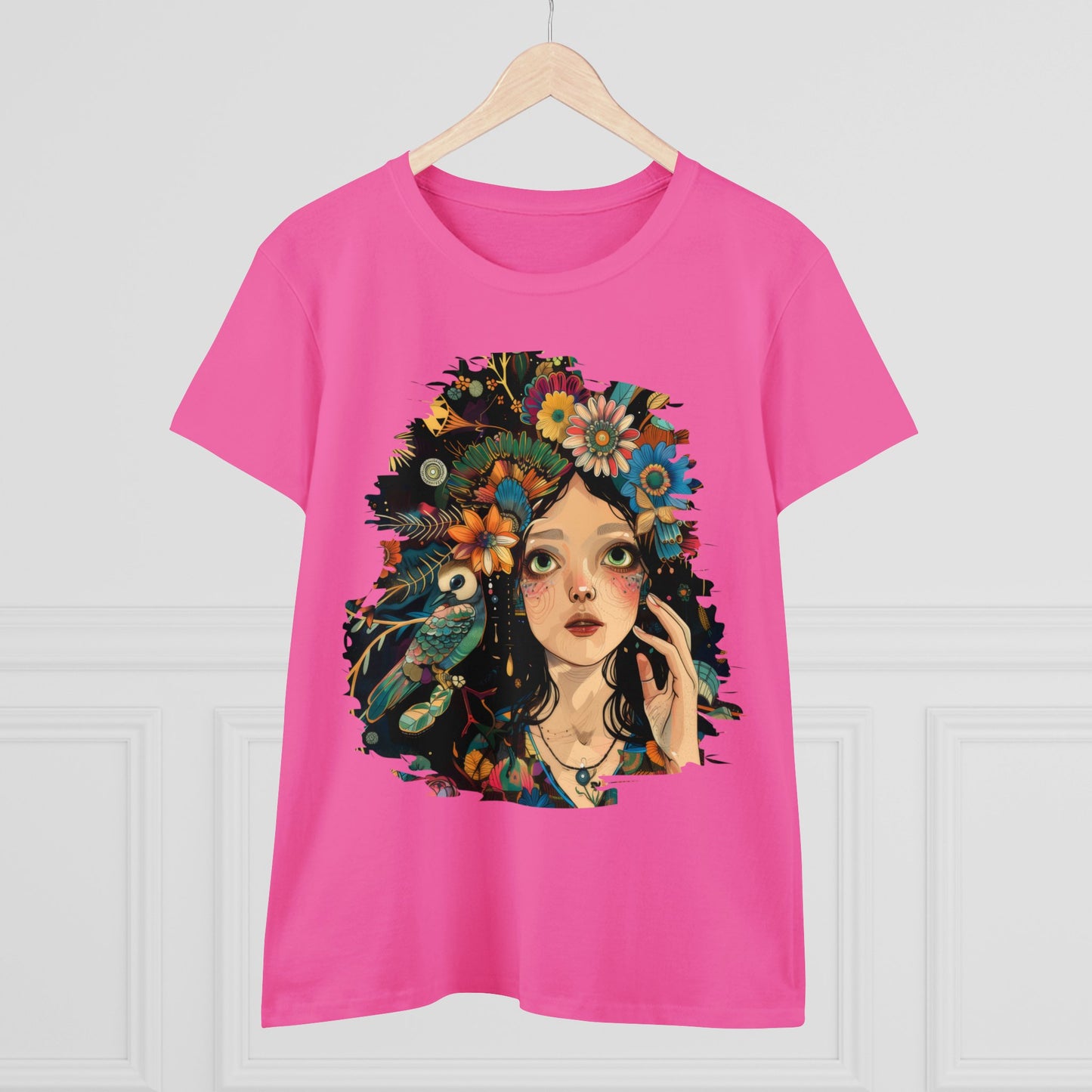 Flower Girl - Women's Midweight Cotton Tee