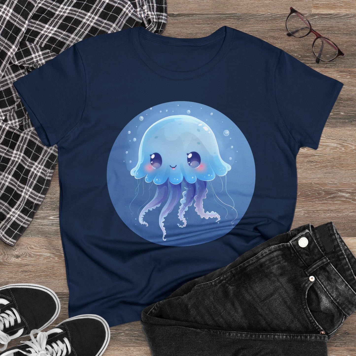 Jellyfish - Women's Midweight Cotton Tee