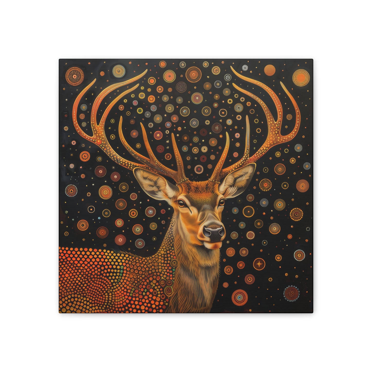 Deer - Canvas Stretched, 0.75"