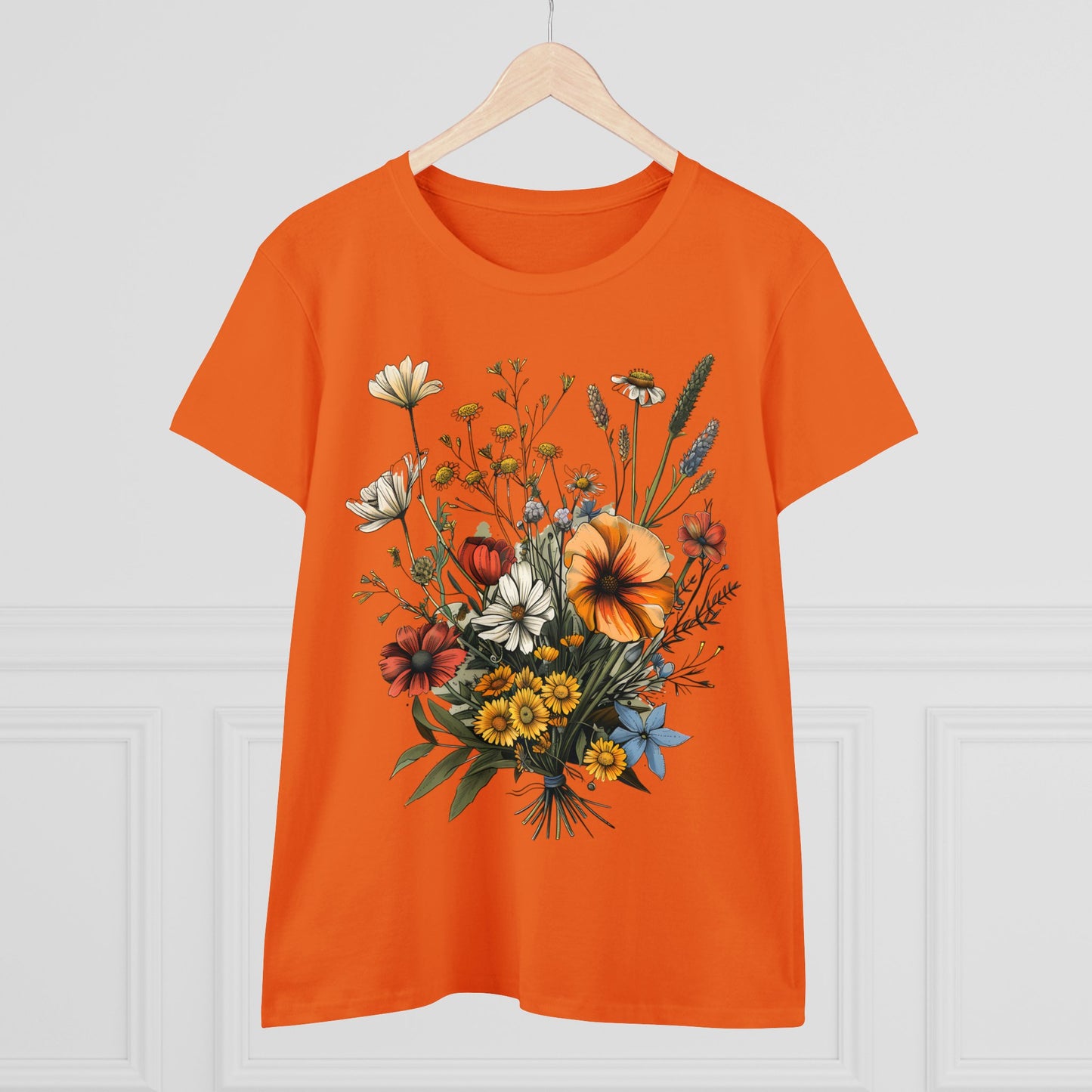 Wildflowers - Women's Midweight Cotton Tee