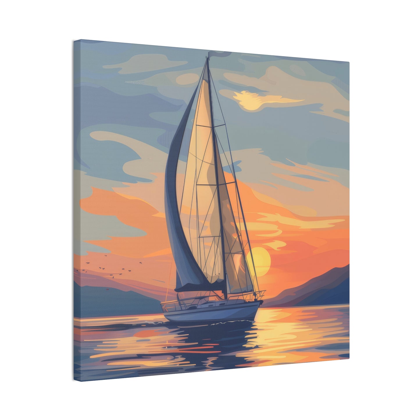 Sailing - Canvas Stretched, 0.75"