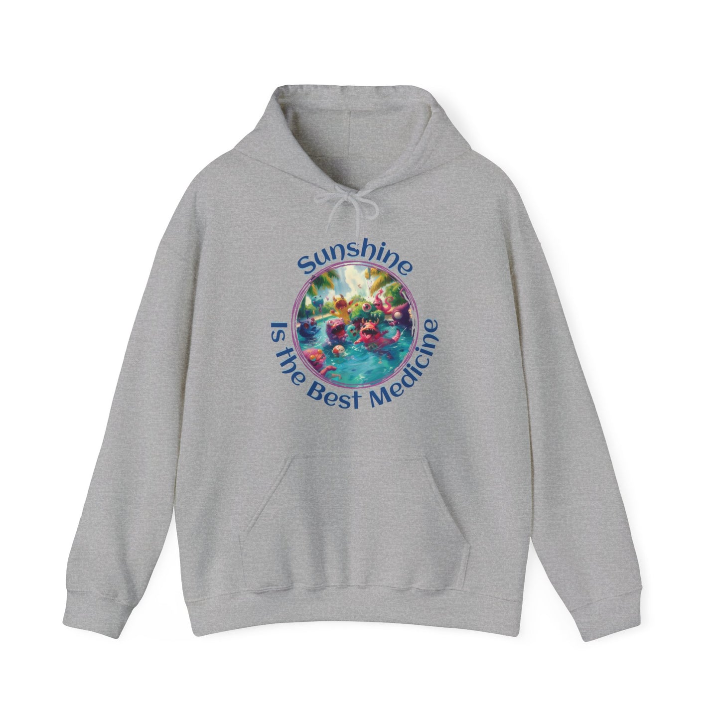 Sunshine is the Best Medicine - Unisex Heavy Blend™ Hooded Sweatshirt