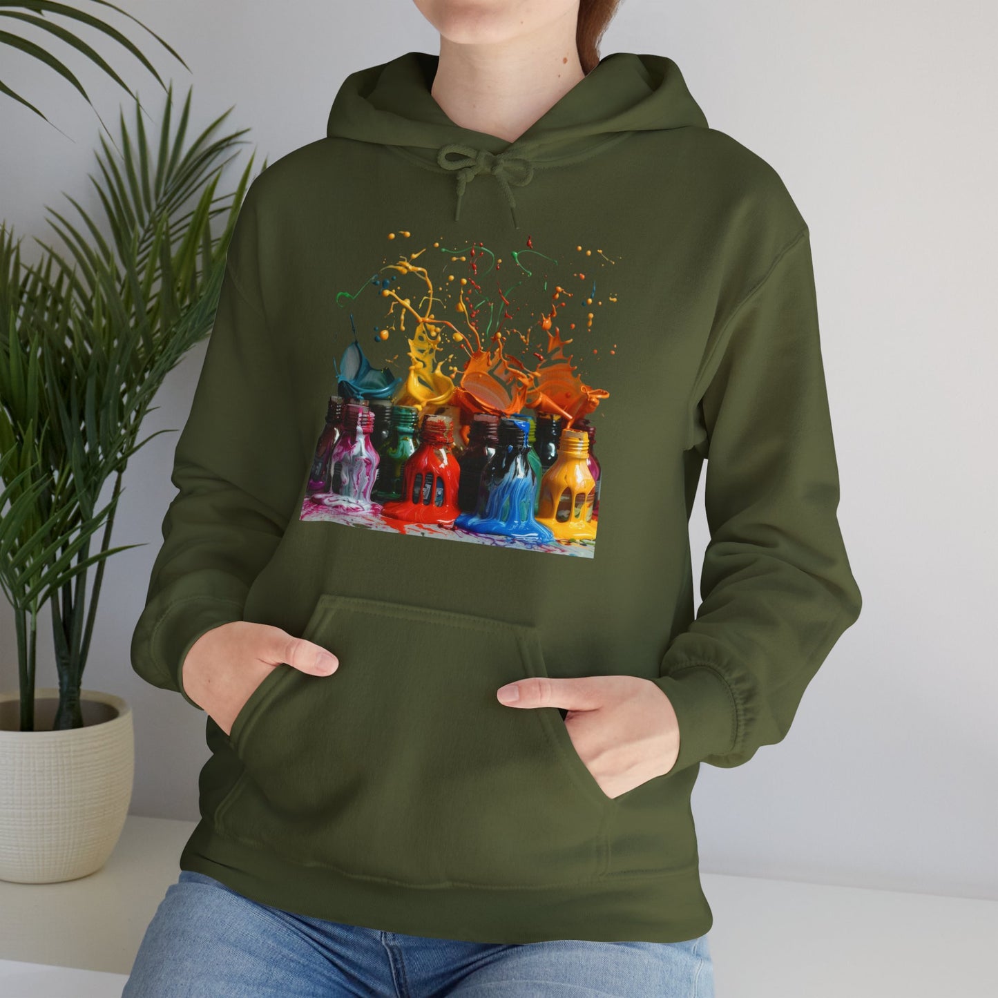 Paint Splash - Unisex Heavy Blend™ Hooded Sweatshirt