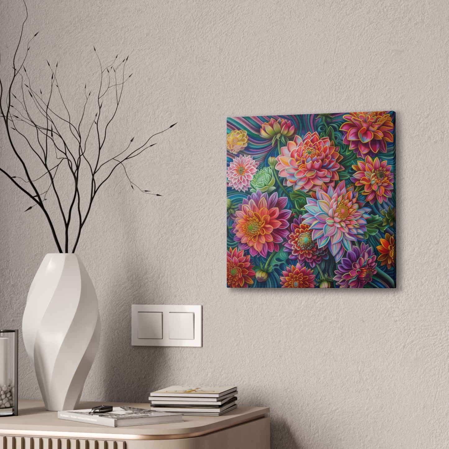 Flowers - Canvas Stretched, 0.75"