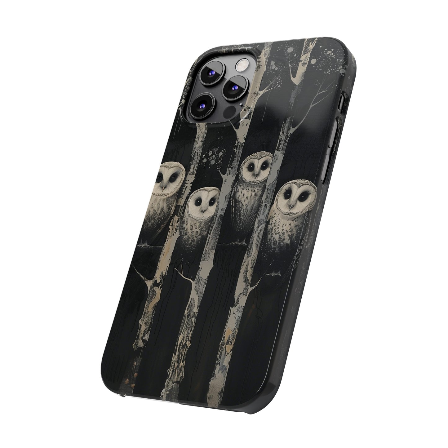 Owls at Night Phone Case