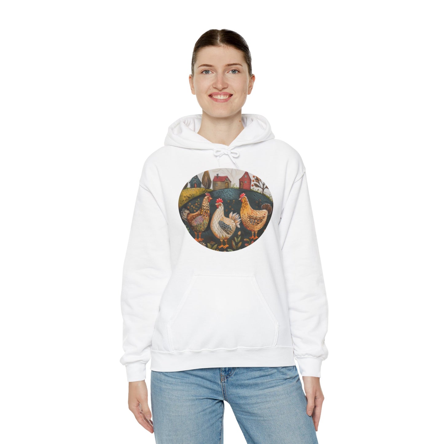 Chickens - Unisex Heavy Blend™ Hooded Sweatshirt