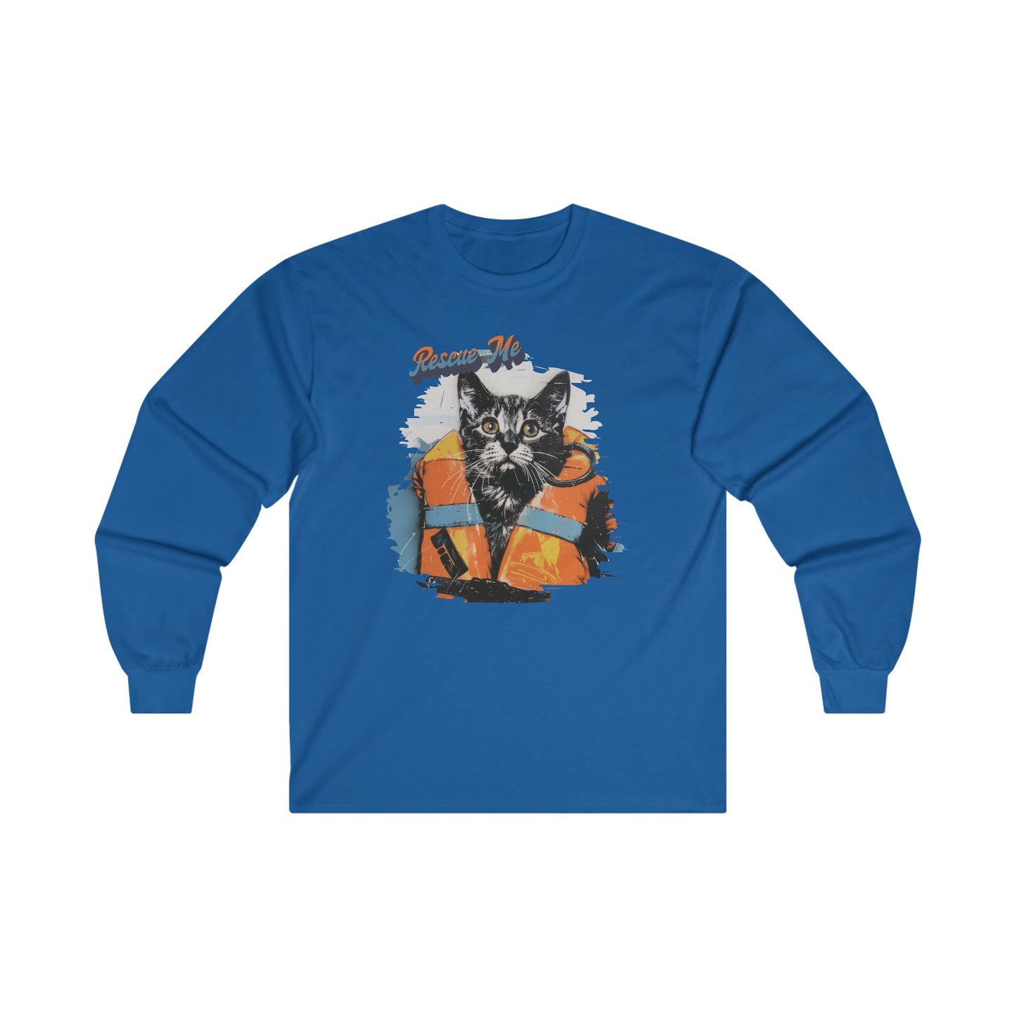 Rescue Cat - Unisex Ultra Cotton Long Sleeve Tee