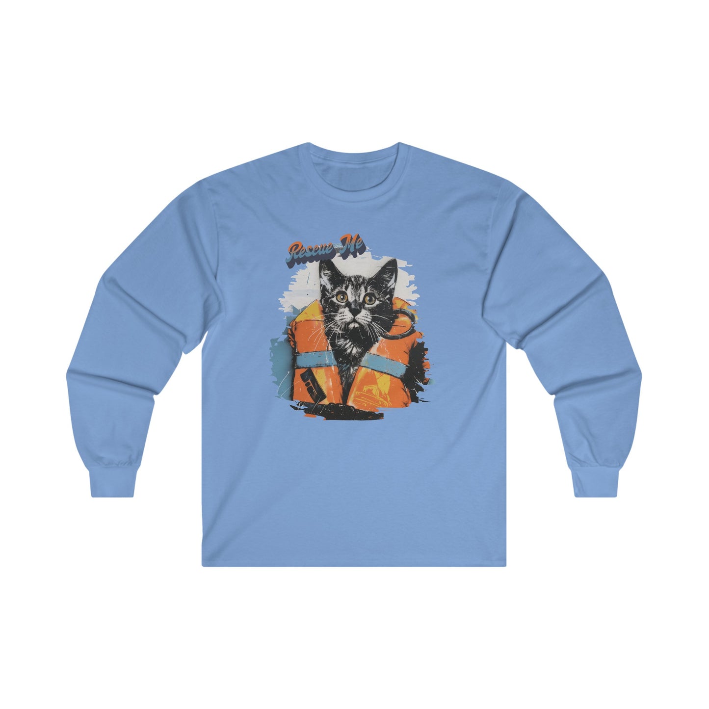 Rescue Cat - Unisex Ultra Cotton Long Sleeve Tee