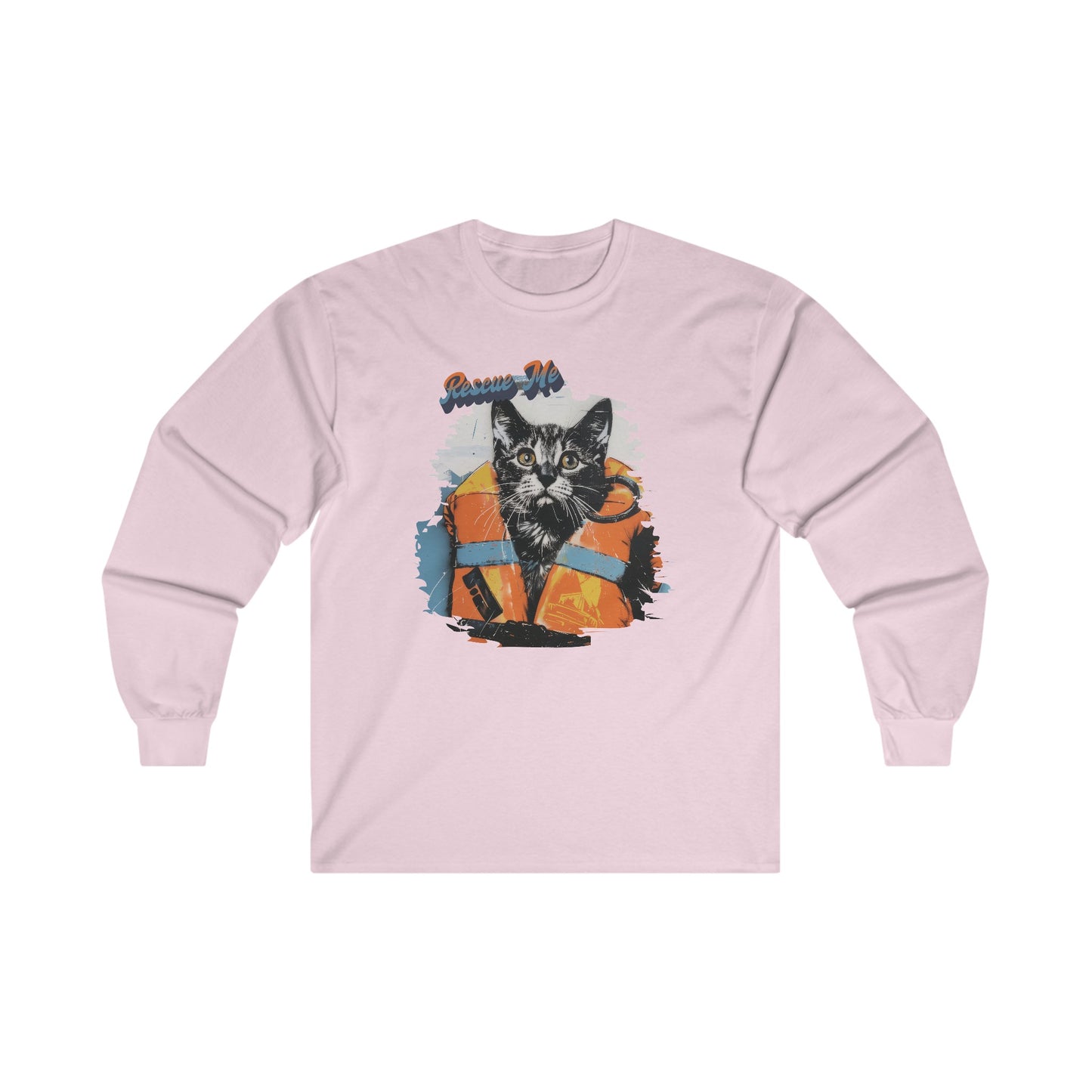 Rescue Cat - Unisex Ultra Cotton Long Sleeve Tee