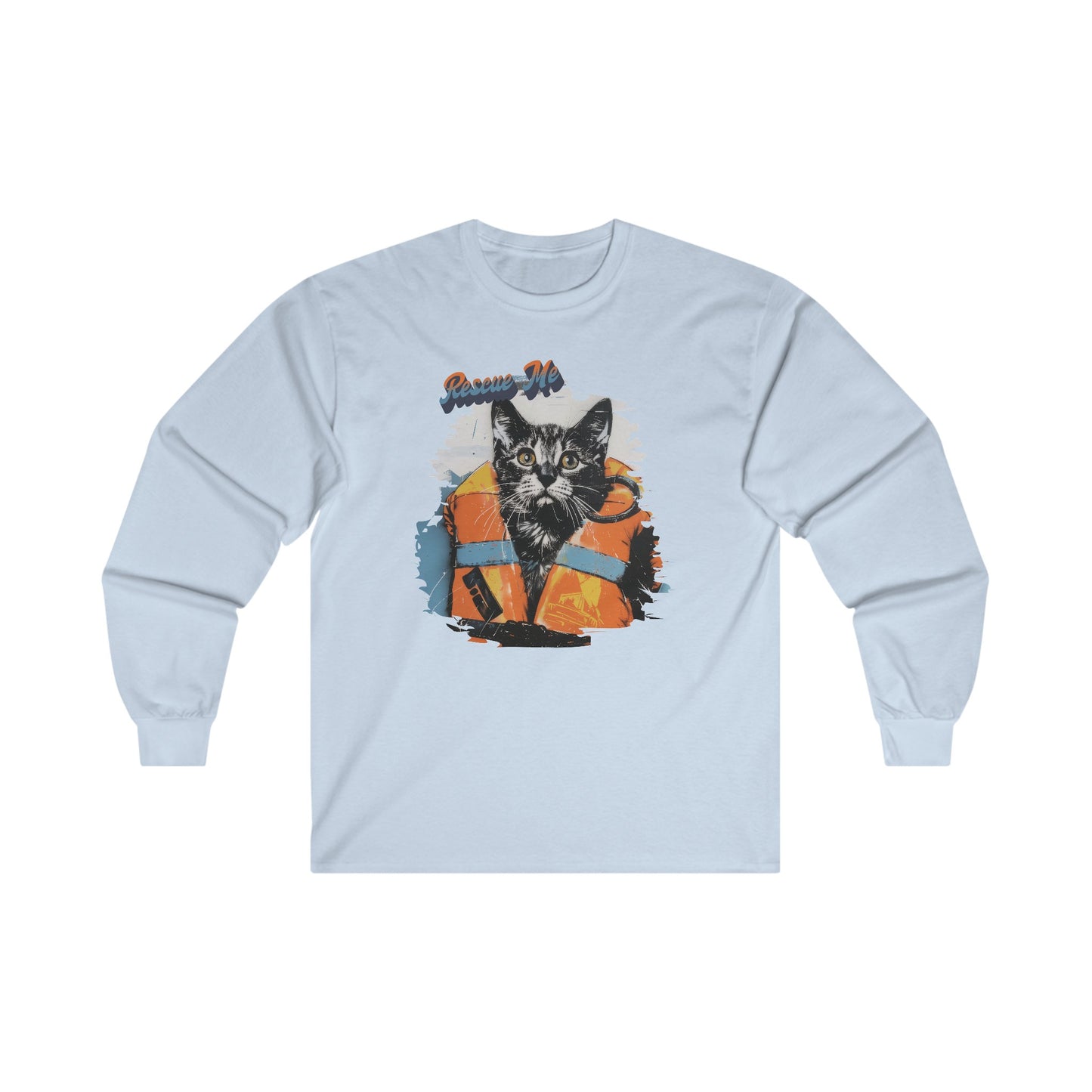 Rescue Cat - Unisex Ultra Cotton Long Sleeve Tee