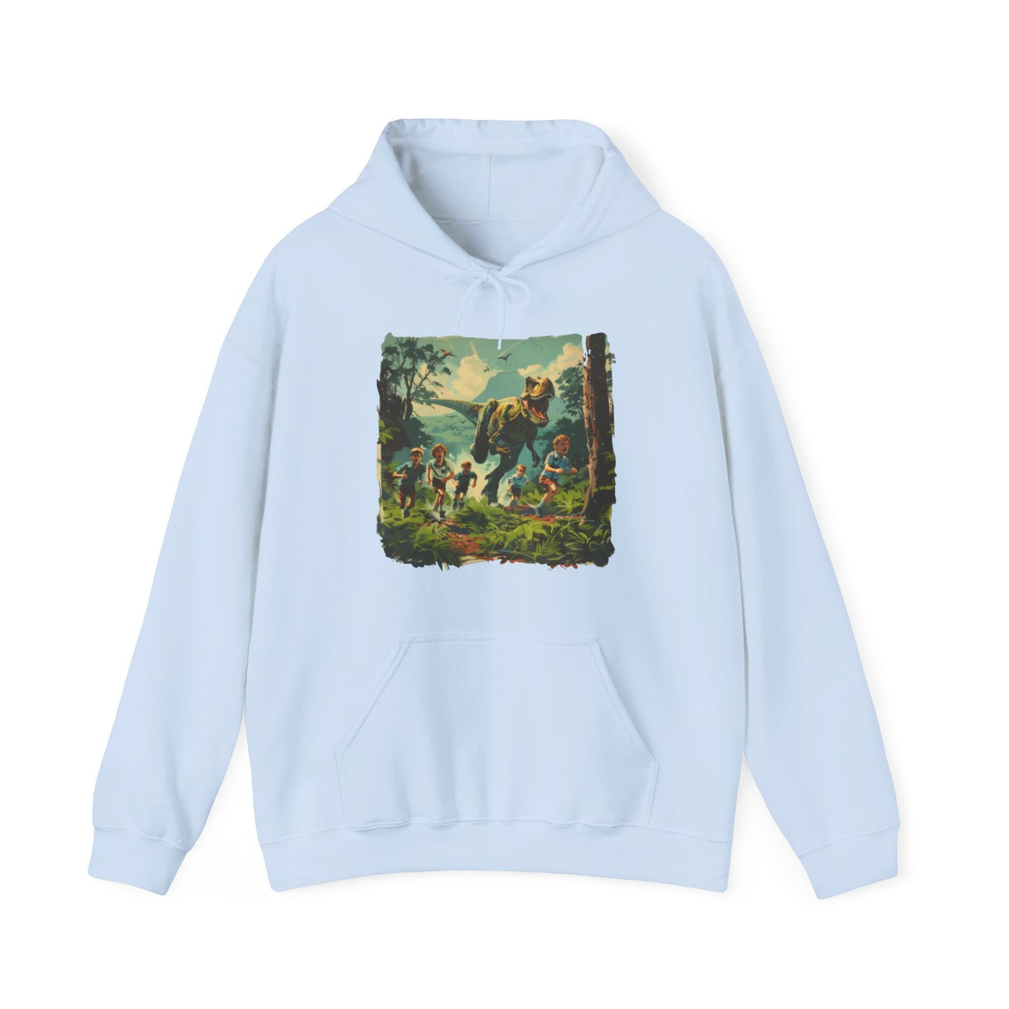 Dinosaur Chase - Unisex Heavy Blend™ Hooded Sweatshirt