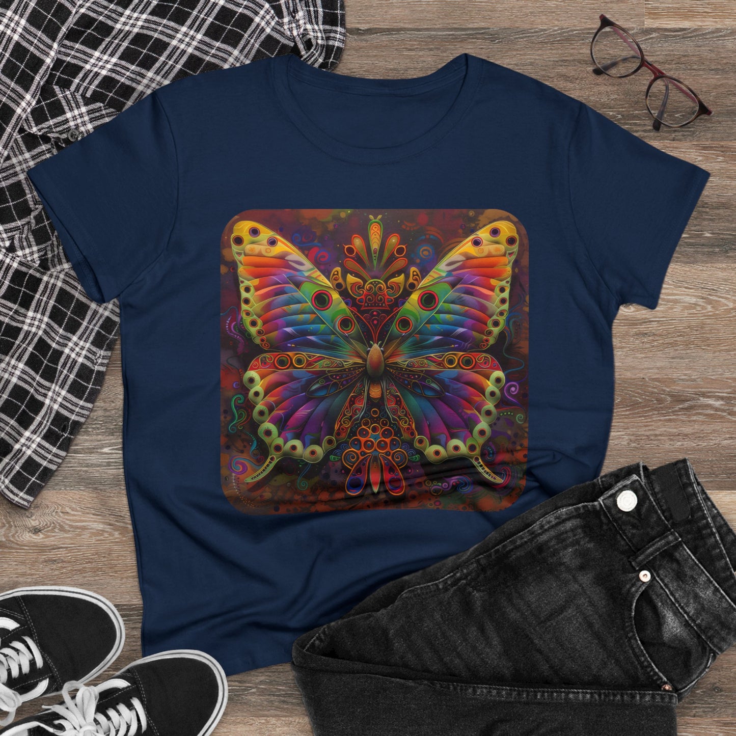 Butterfly - Women's Midweight Cotton Tee