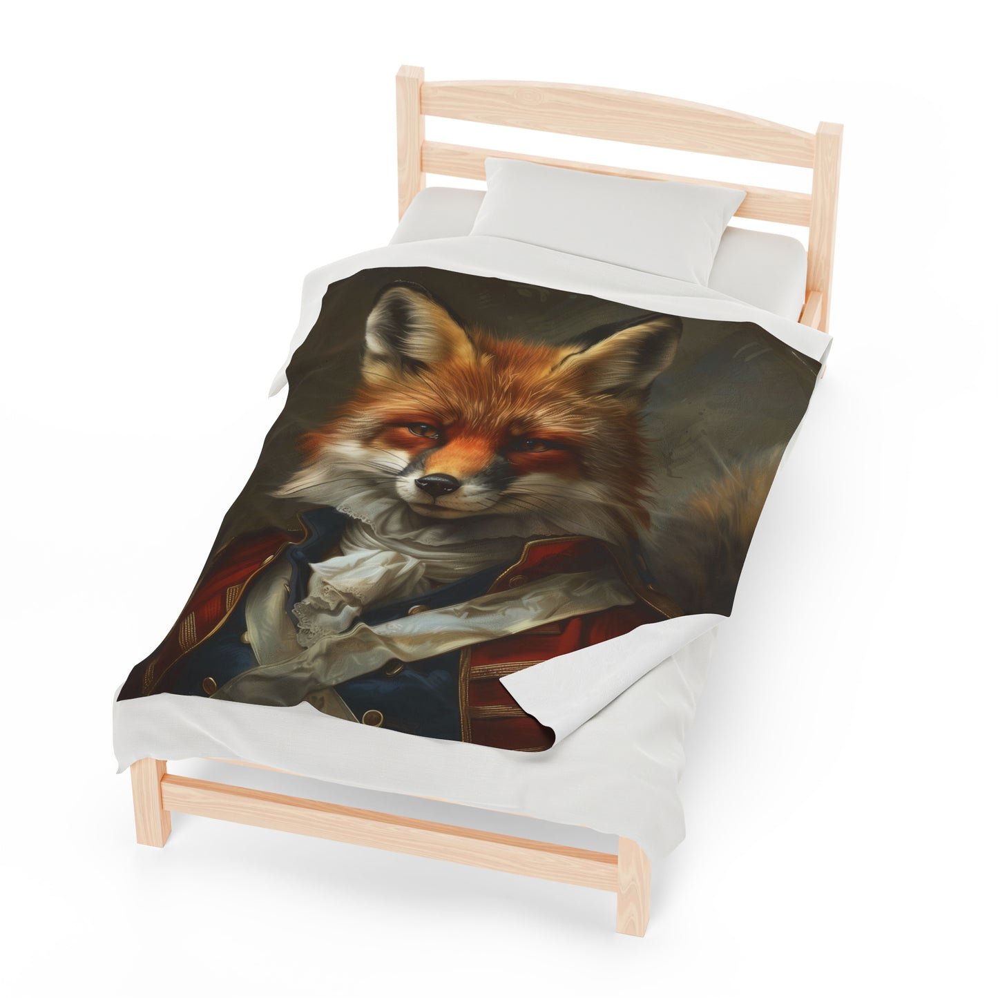 Major Fox - Velveteen Plush Blanket