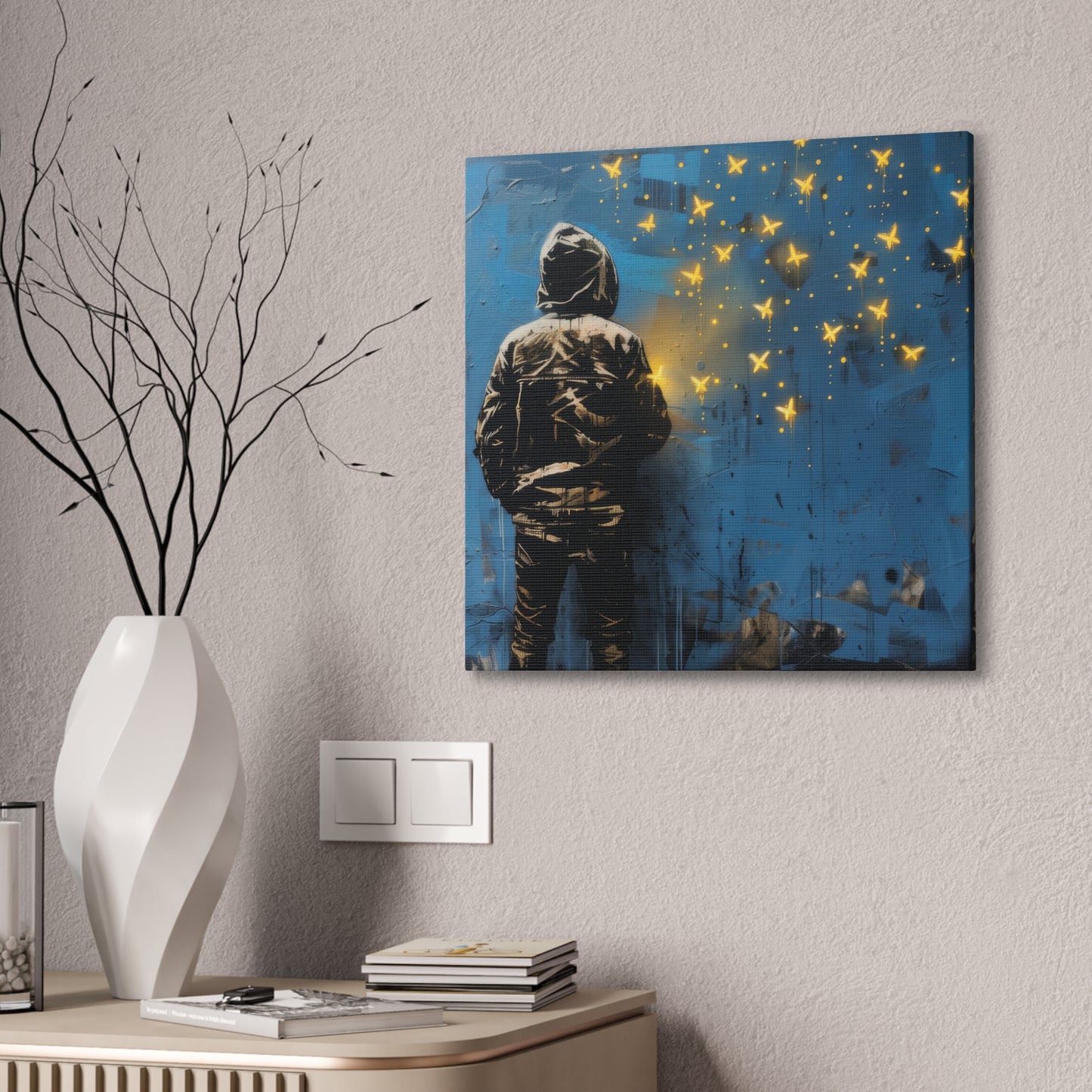 Fireflies - Canvas Stretched, 0.75"