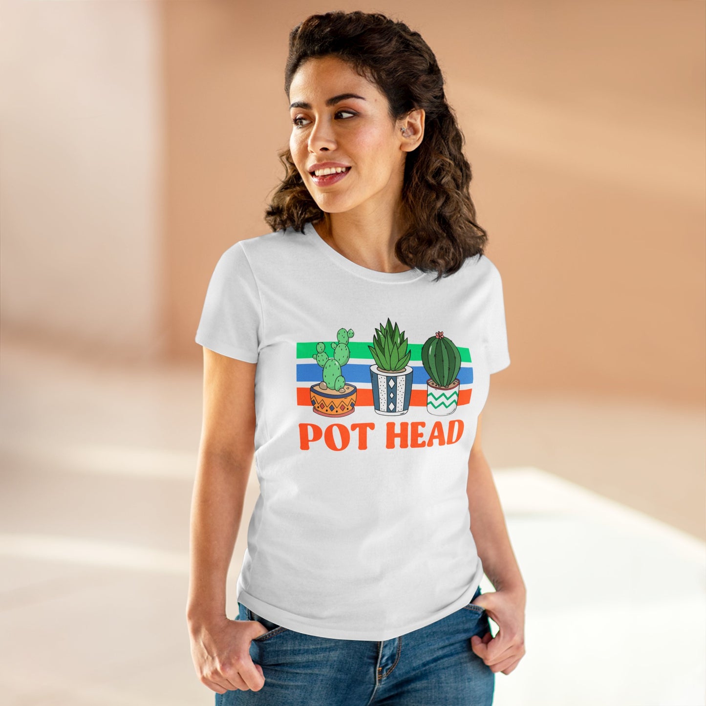 Pot Head - Gardening - Women's Midweight Cotton Tee