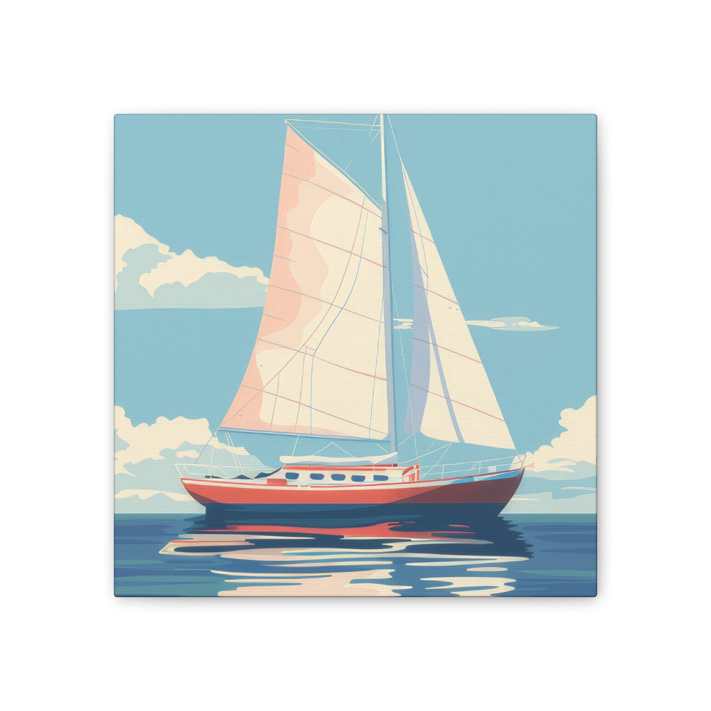 Sailing - Canvas Stretched, 0.75"