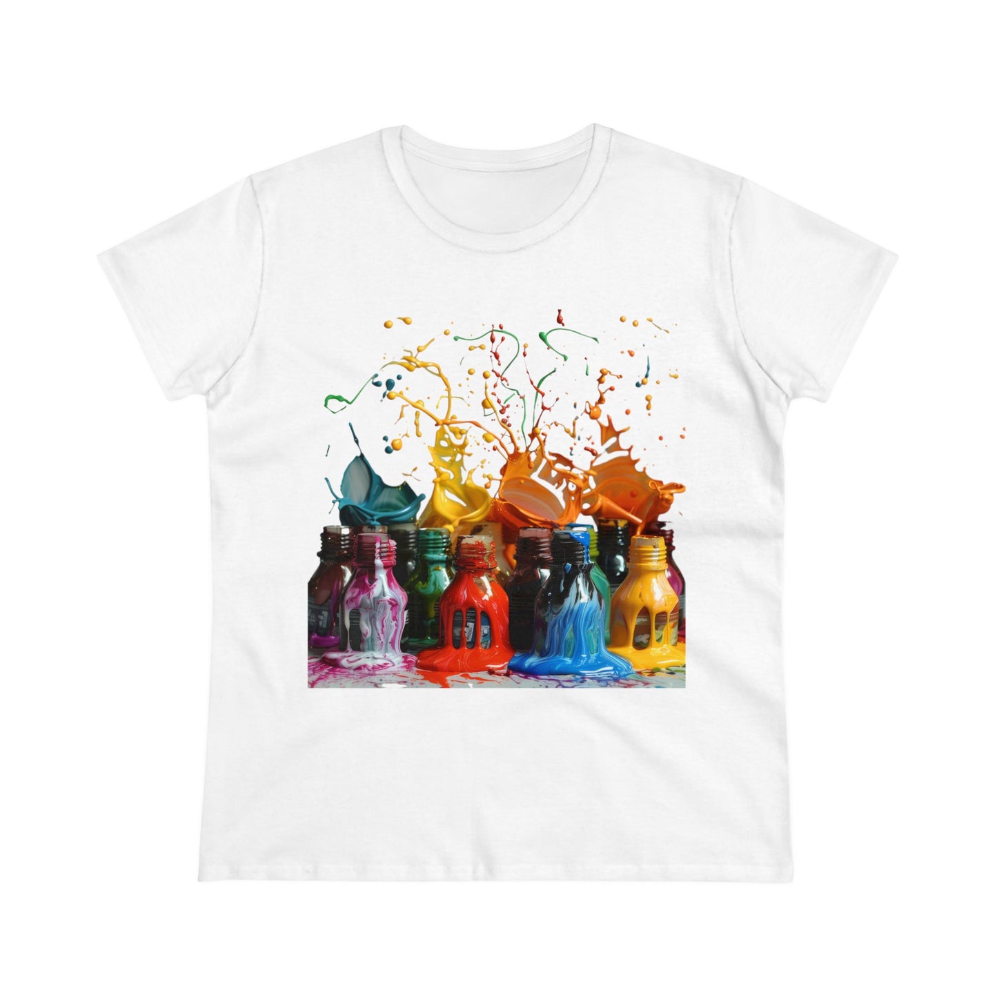 Paint Spill - Women's Midweight Cotton Tee