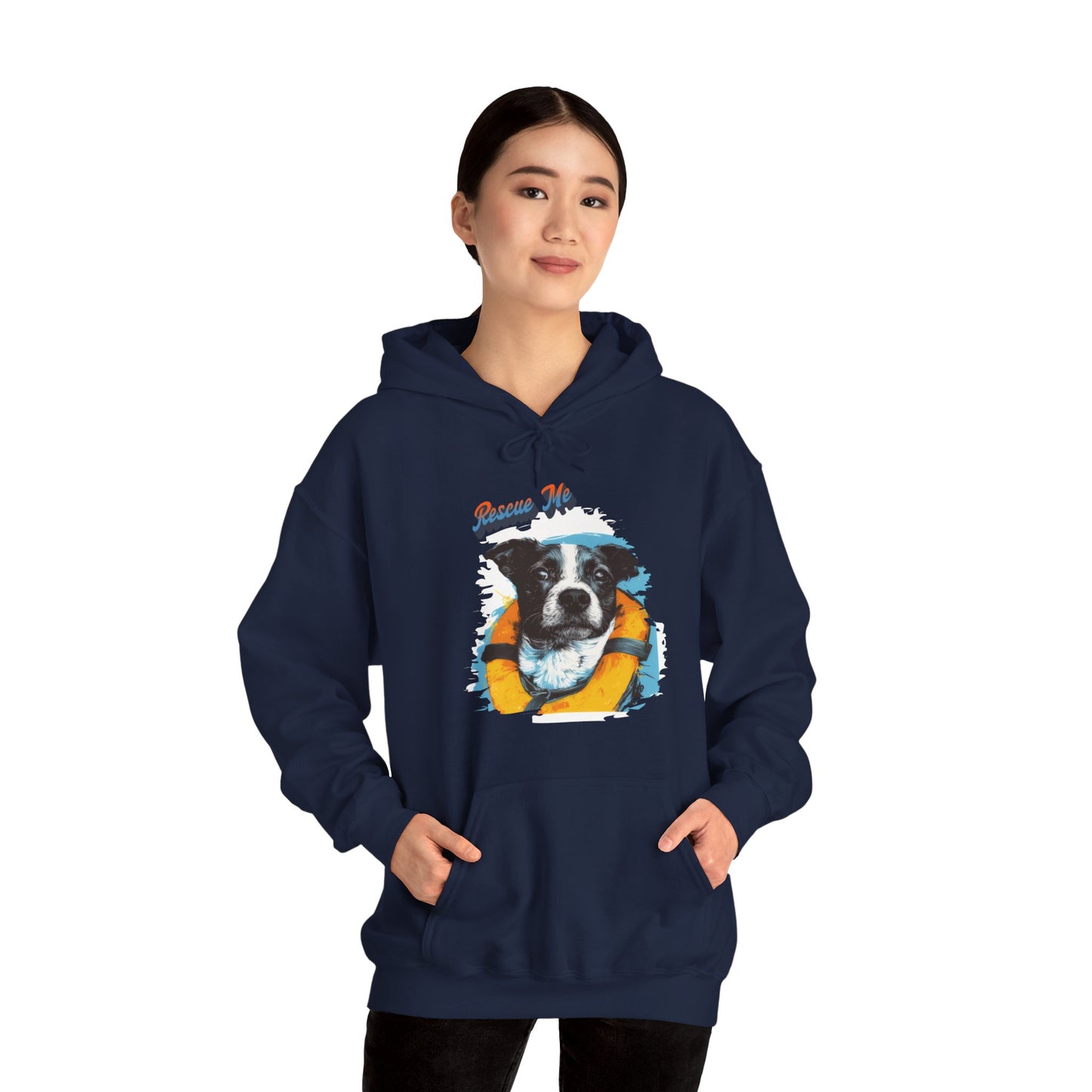 Rescue Dog - Unisex Heavy Blend™ Hooded Sweatshirt