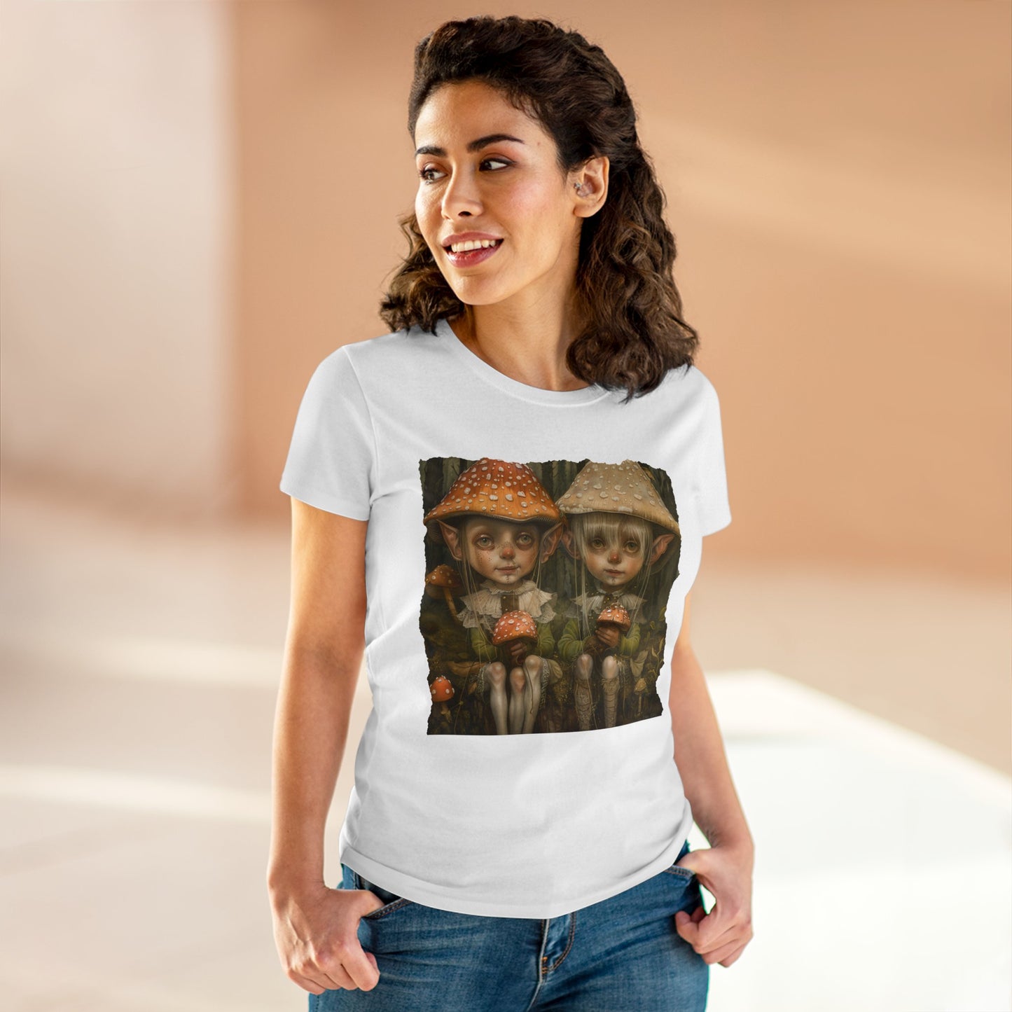 Elves - Fantasy - Women's Midweight Cotton Tee