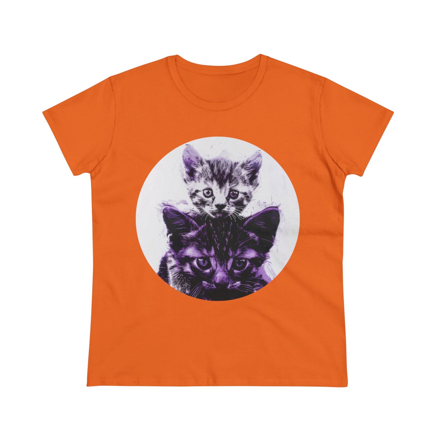 Stacked Cats - Women's Midweight Cotton Tee