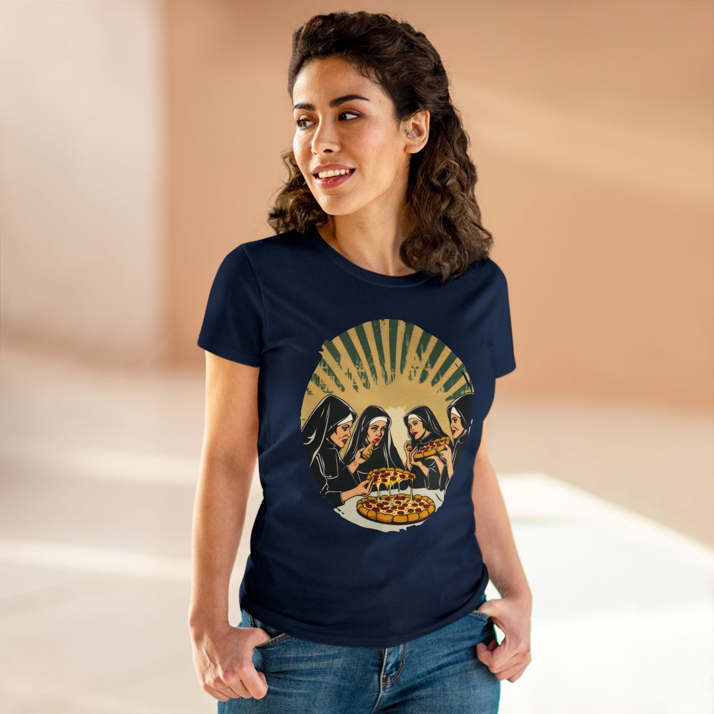 Pizza Divine - Women's Midweight Cotton Tee