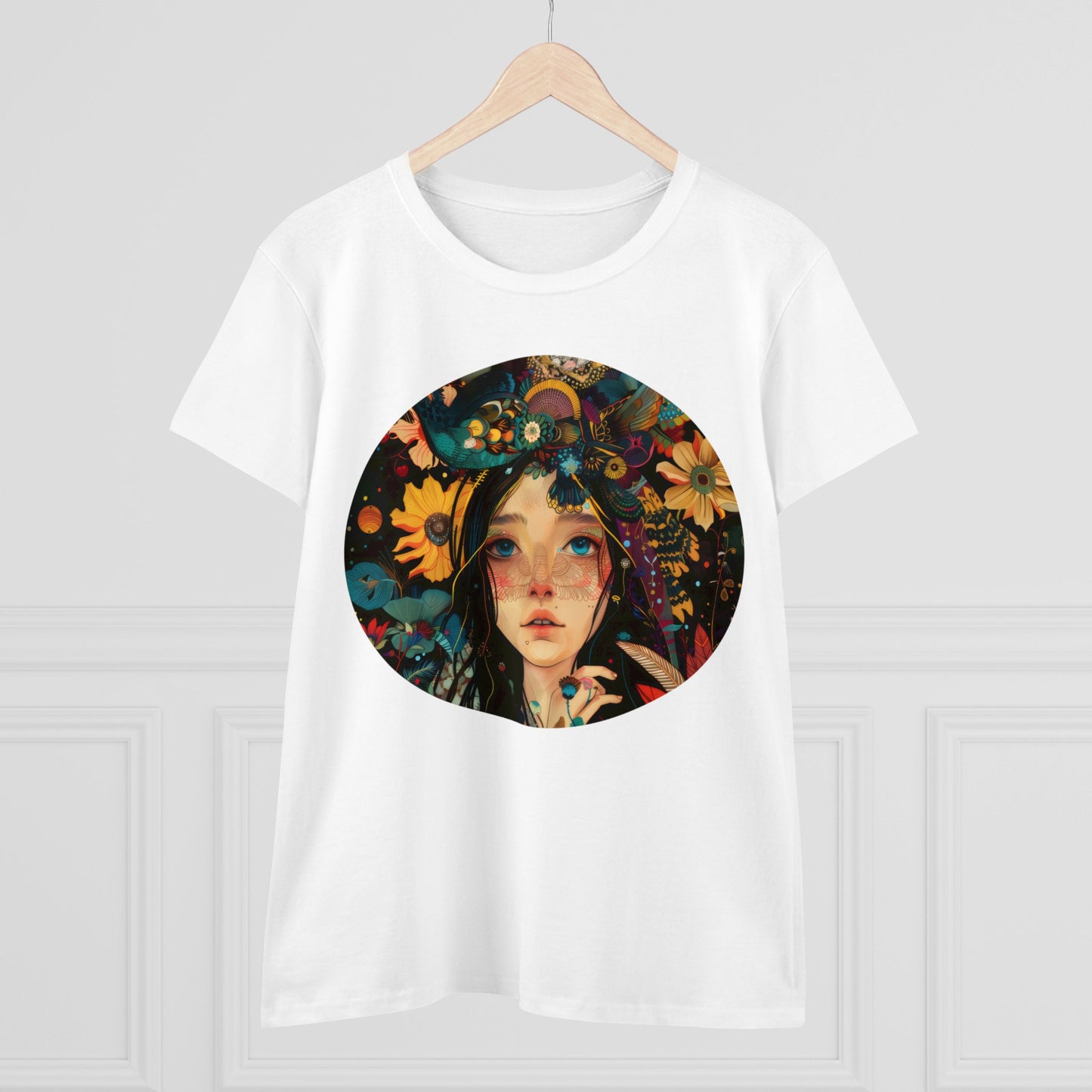 Flower Girl - Women's Midweight Cotton Tee