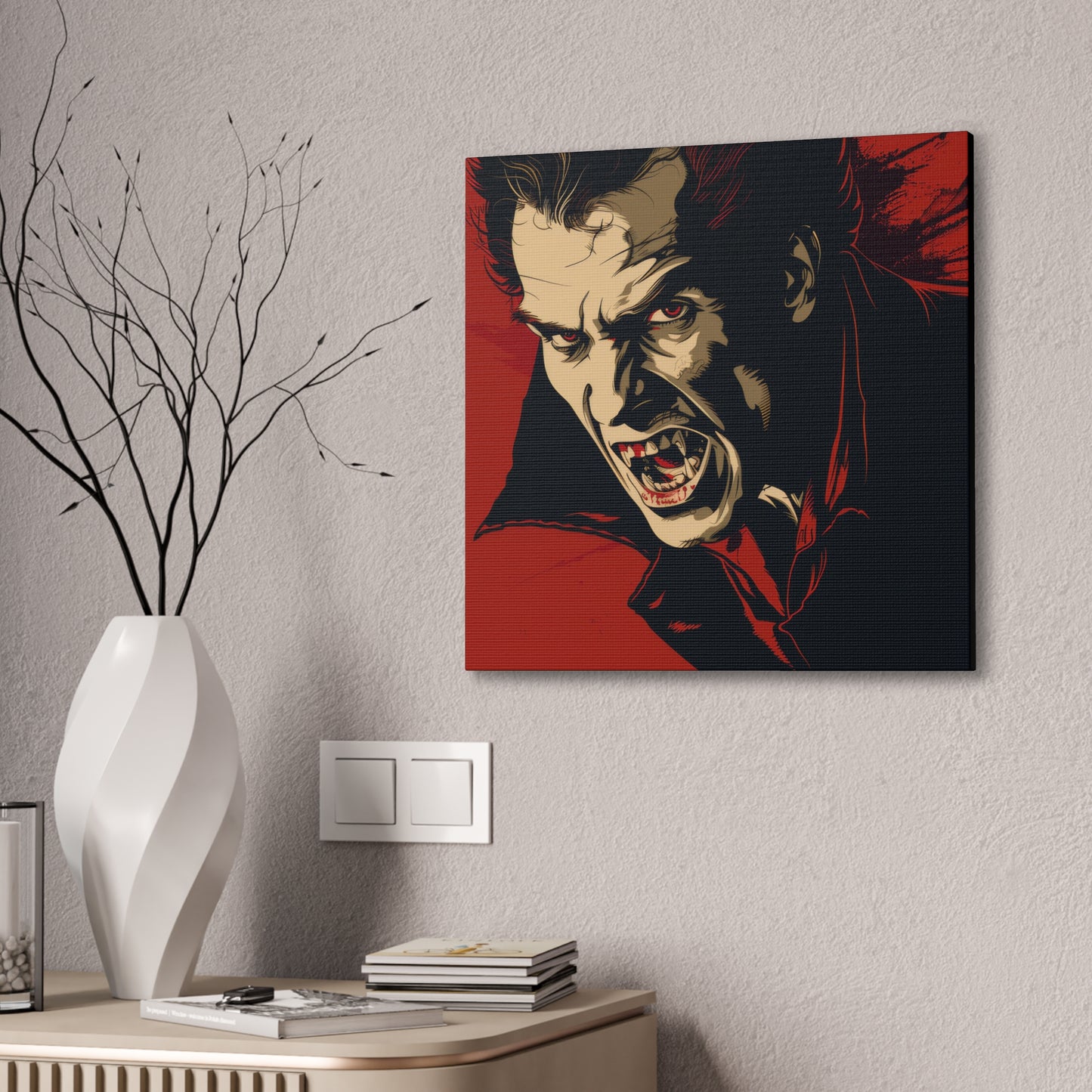 Vampire - Canvas Stretched, 0.75"