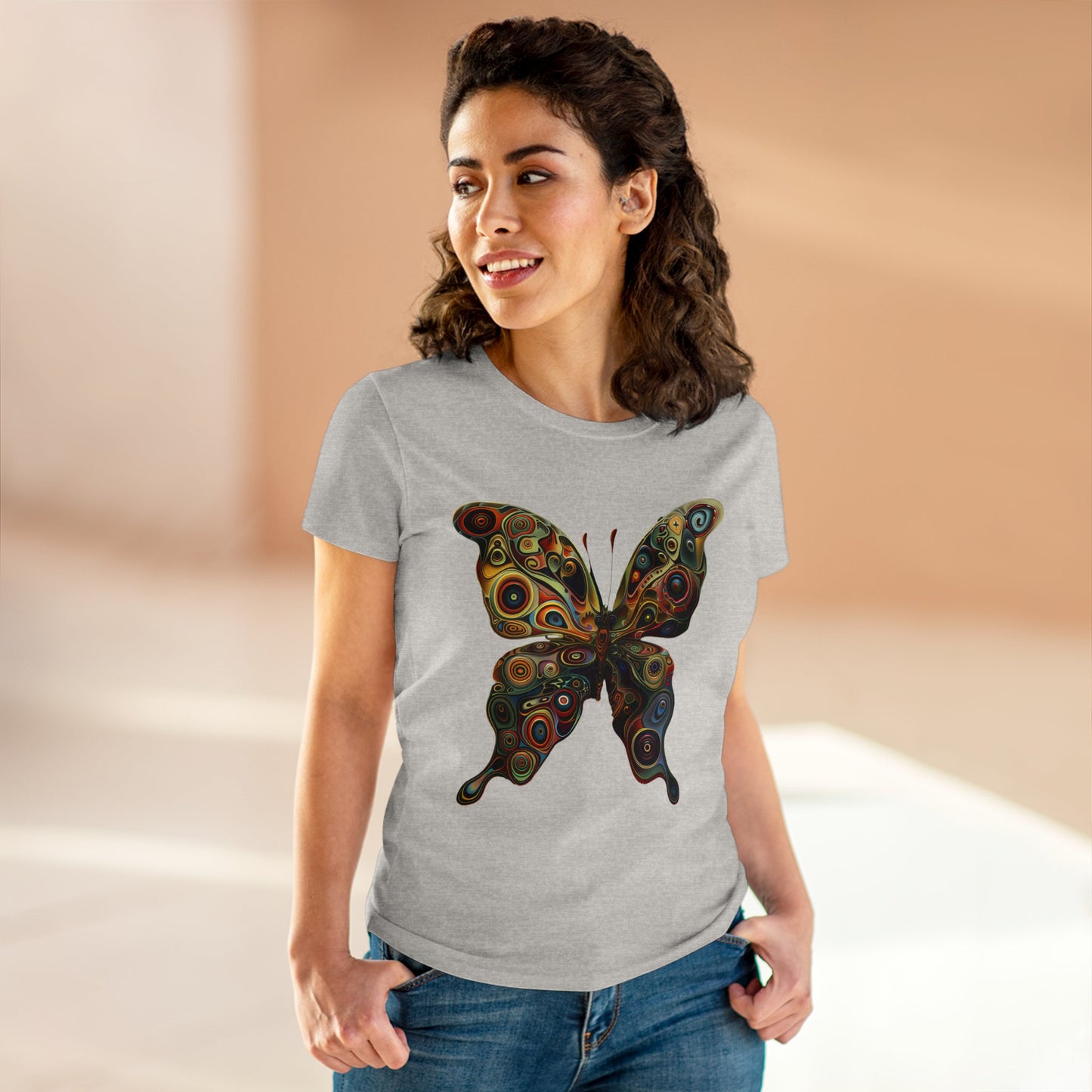 Butterfly - Women's Midweight Cotton Tee