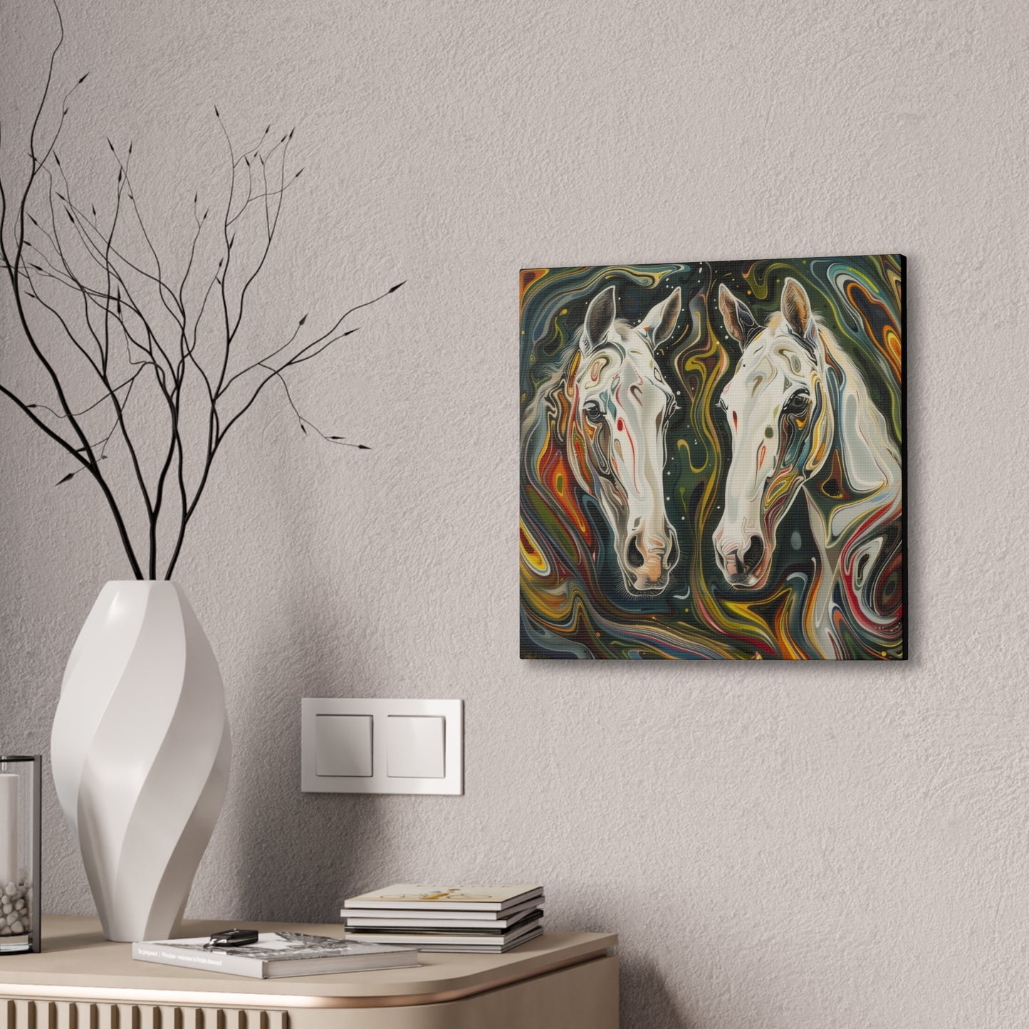 Horses - Canvas Stretched, 0.75"