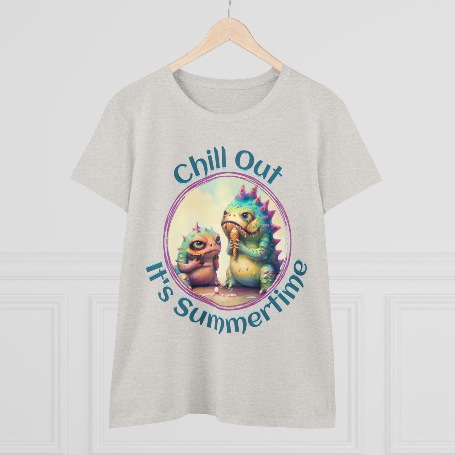 Chill Out for Summer - Women's Midweight Cotton Tee