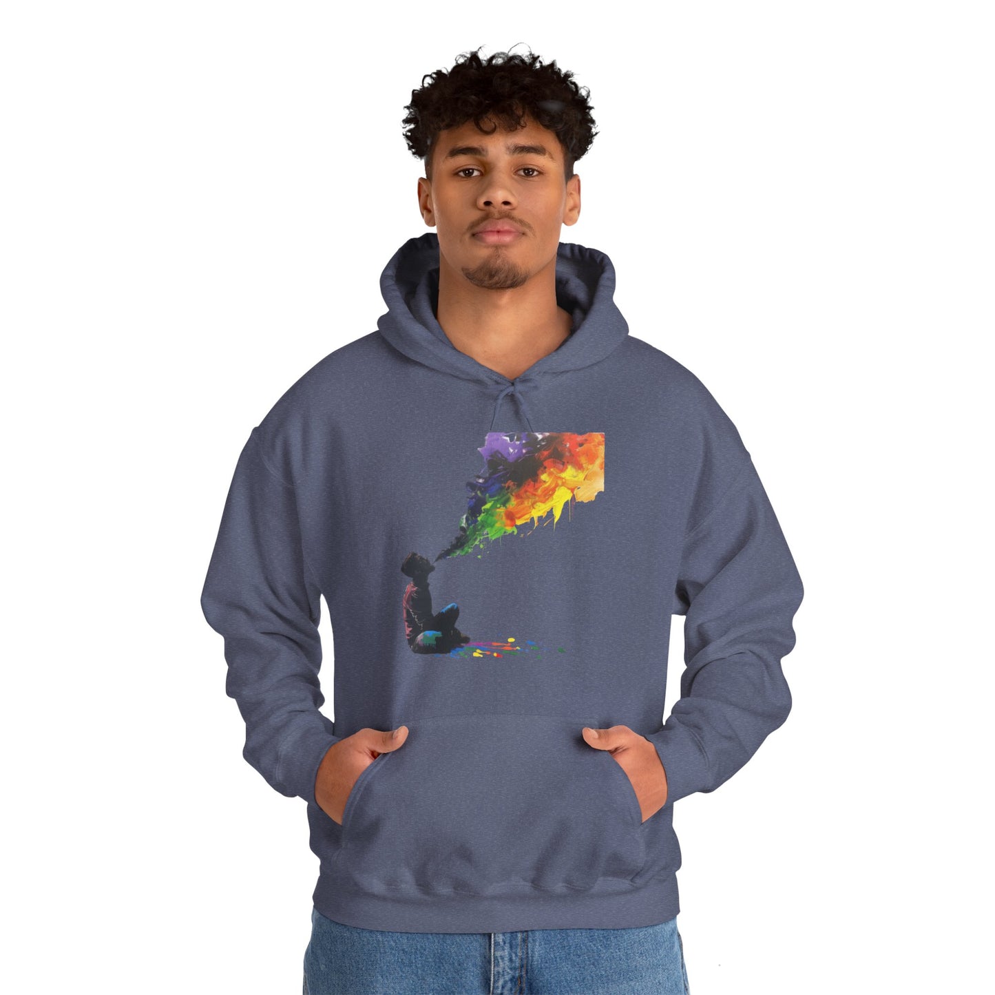 Rainbow Breath - Unisex Heavy Blend™ Hooded Sweatshirt