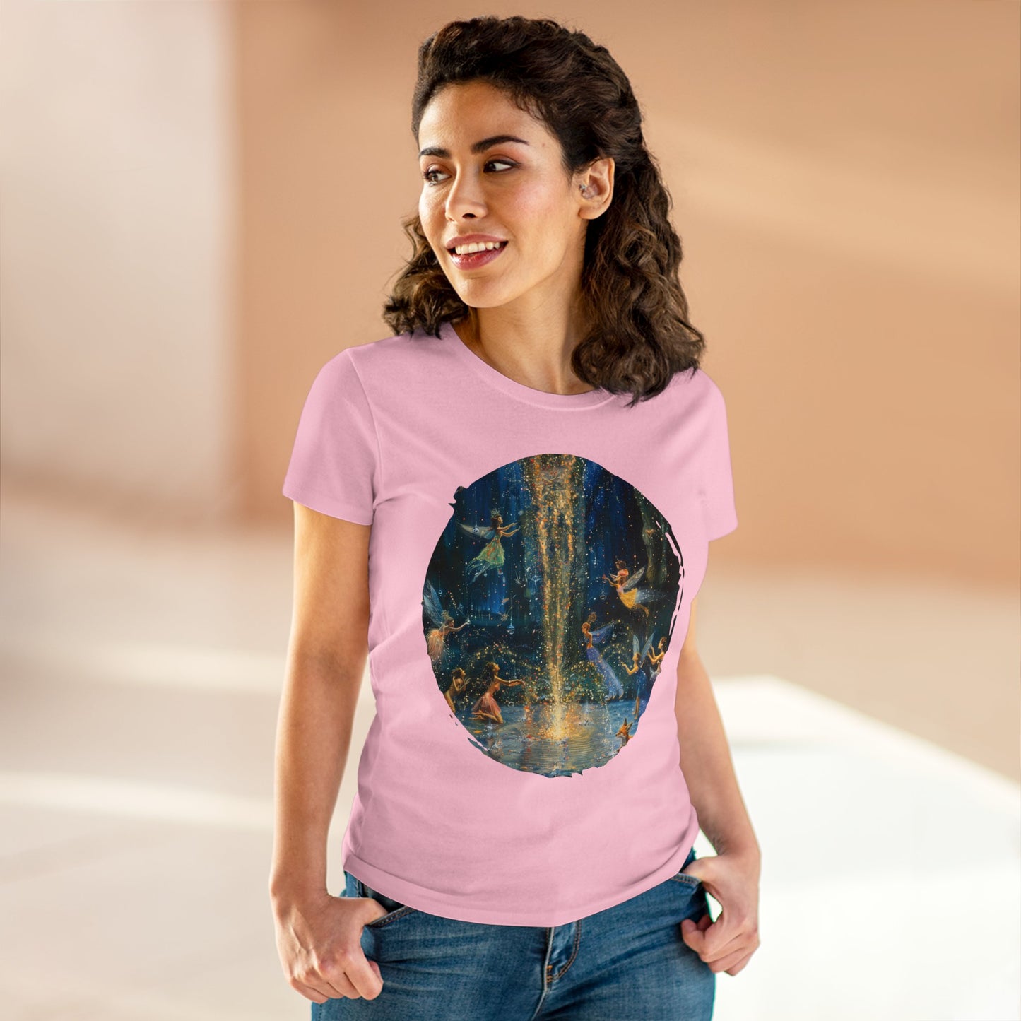 Fairy Celebration - Fantasy - Women's Midweight Cotton Tee