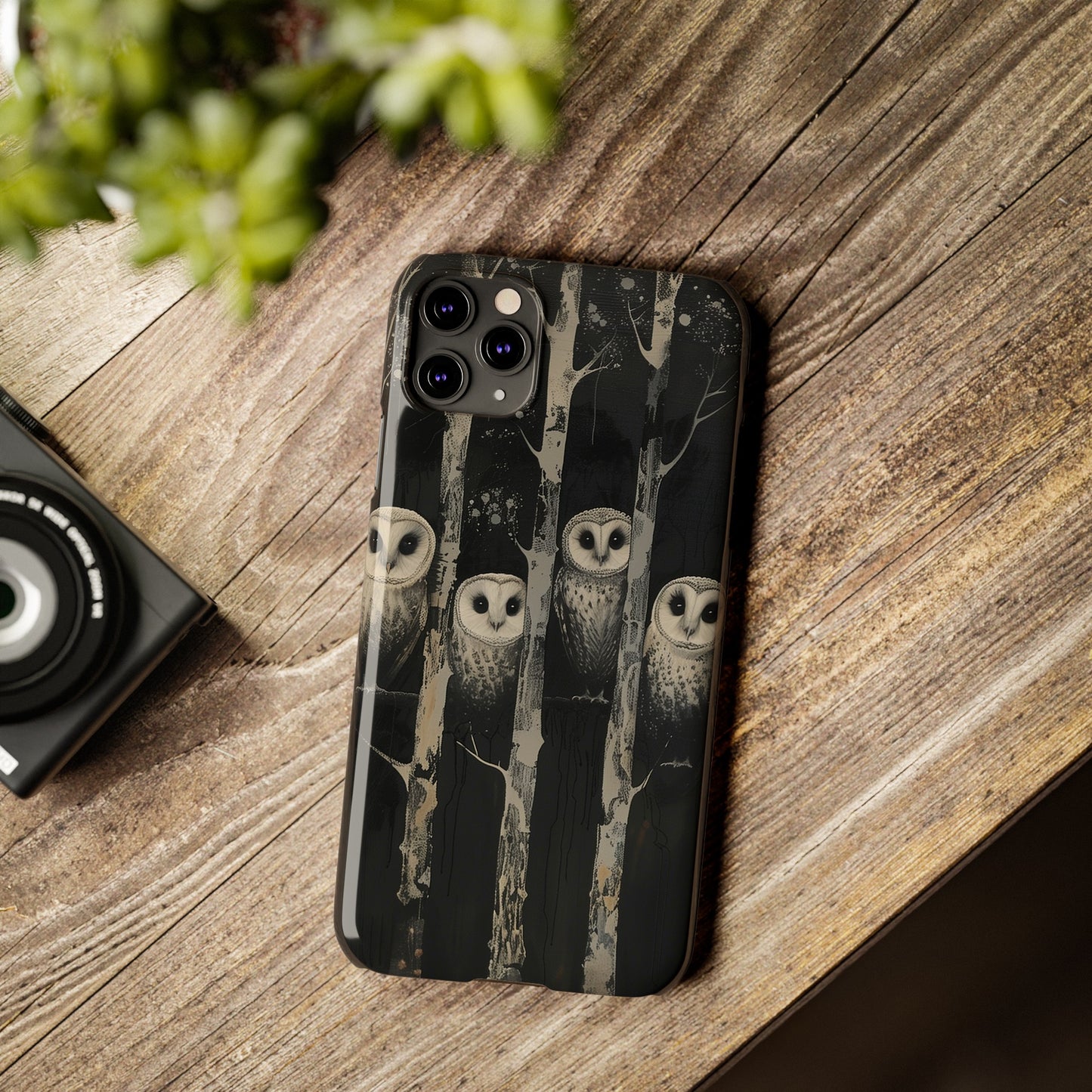 Owls at Night Phone Case