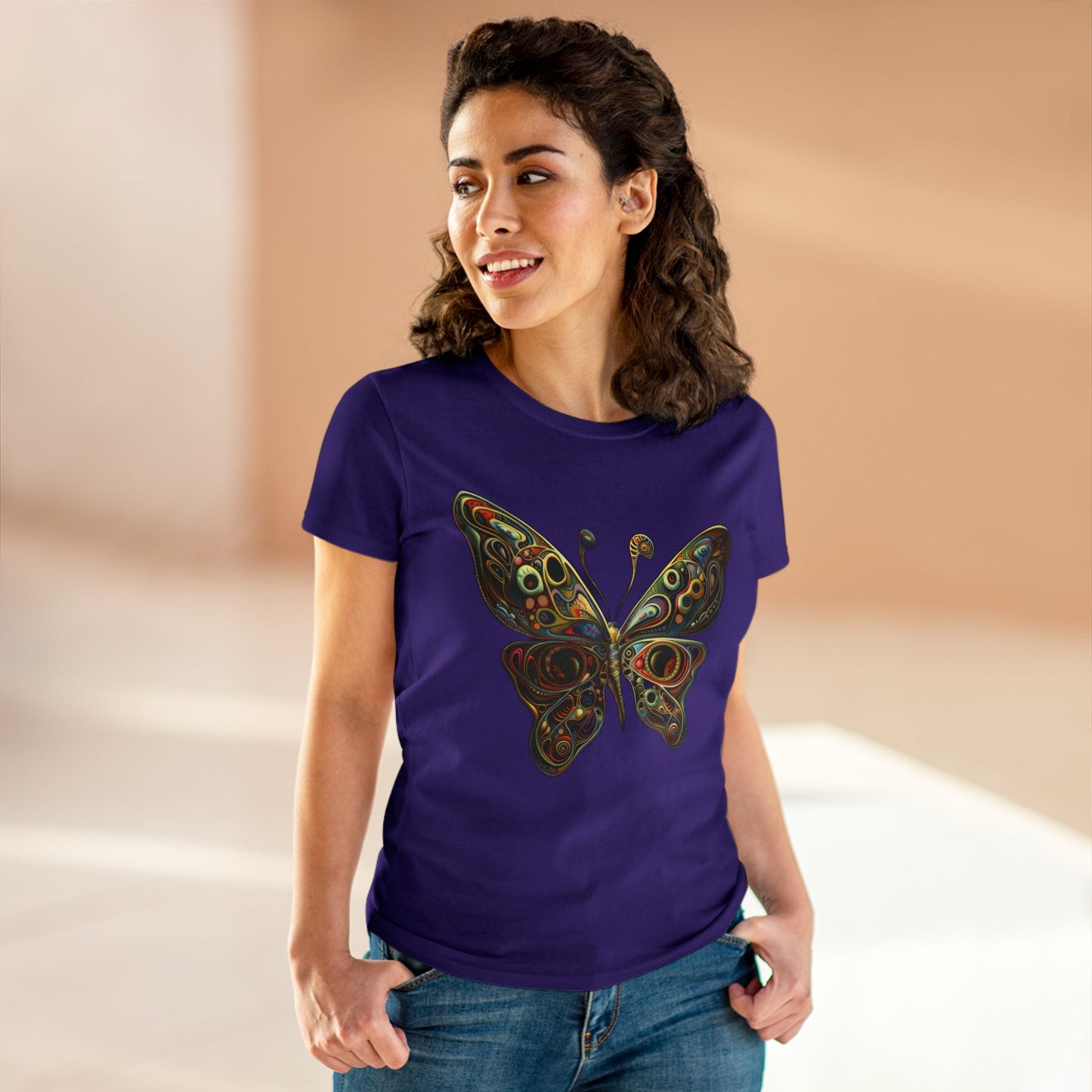 Butterfly - Women's Midweight Cotton Tee