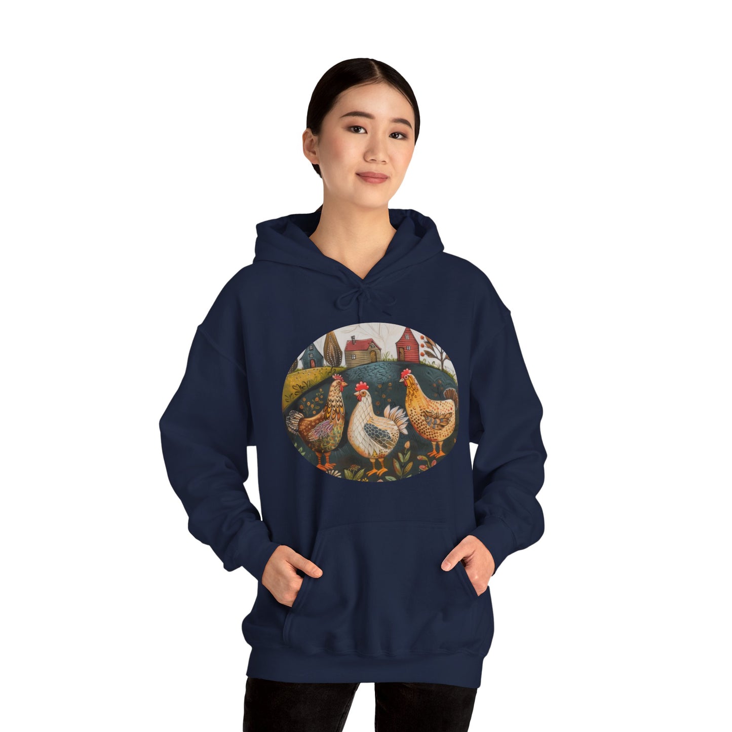 Chickens - Unisex Heavy Blend™ Hooded Sweatshirt