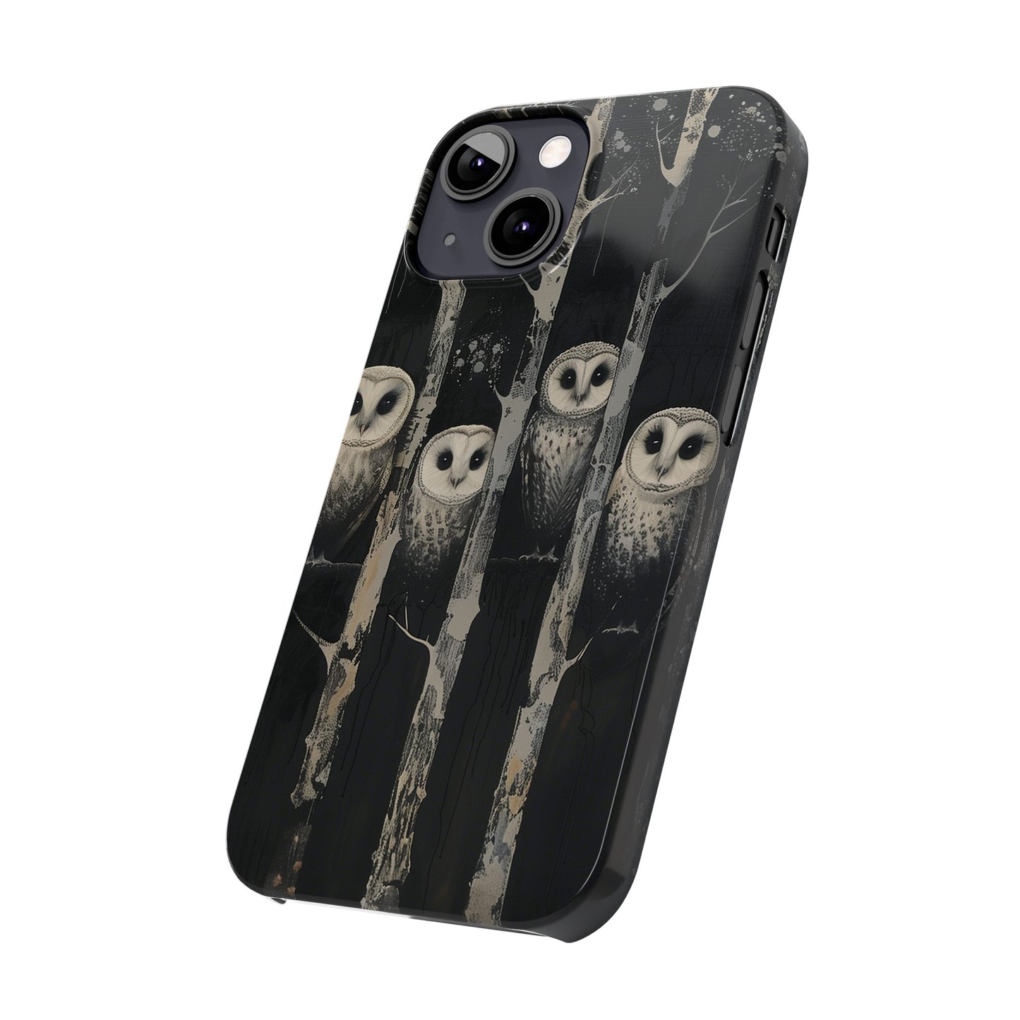 Owls at Night Phone Case