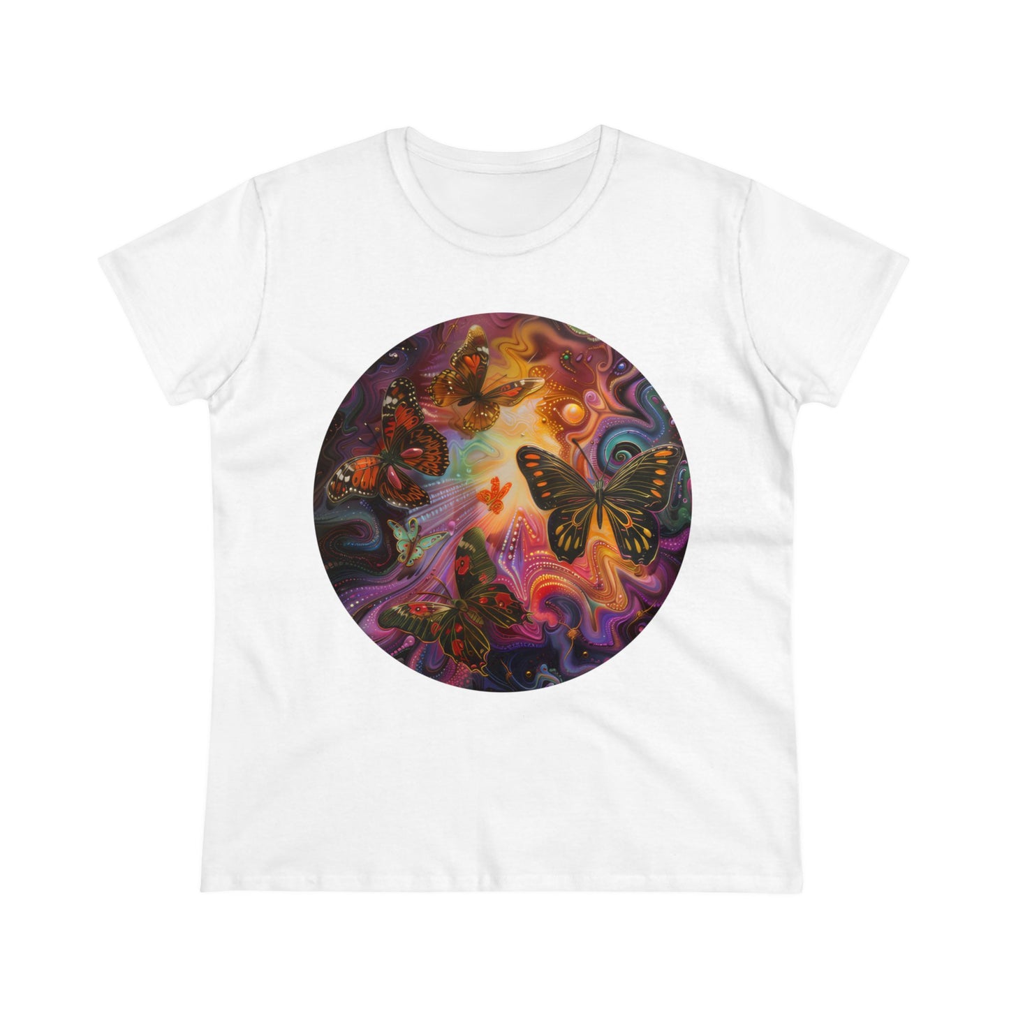 Butterflies - Women's Midweight Cotton Tee