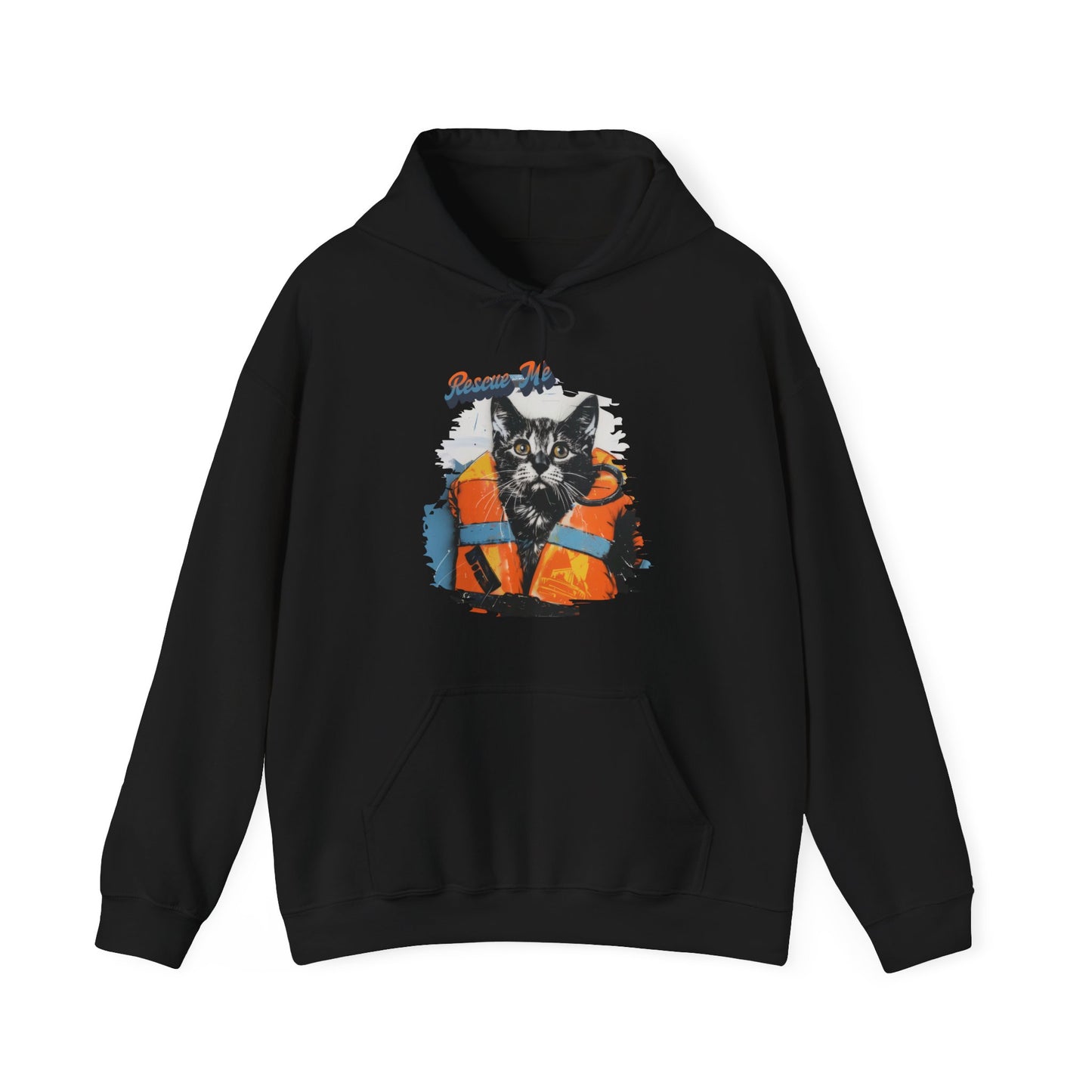 Rescue Cat - Unisex Heavy Blend™ Hooded Sweatshirt