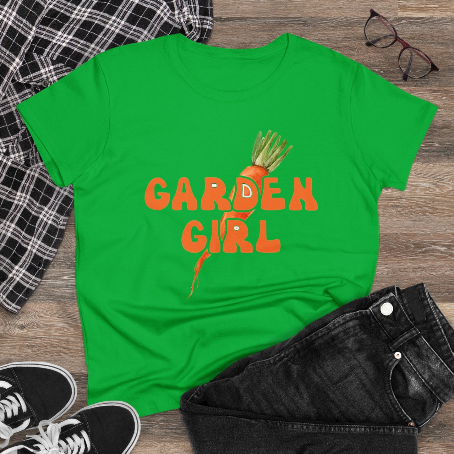 Garden Girl - Gardening - Women's Midweight Cotton Tee