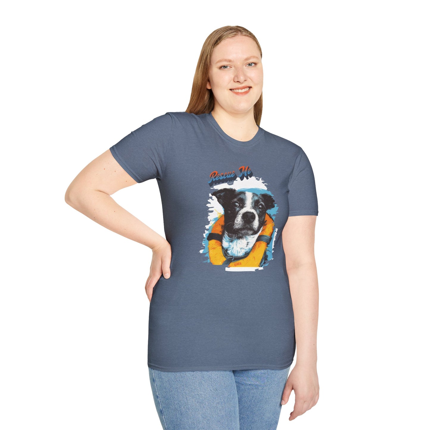 Rescue Dog - Unisex Softstyle T-Shirt