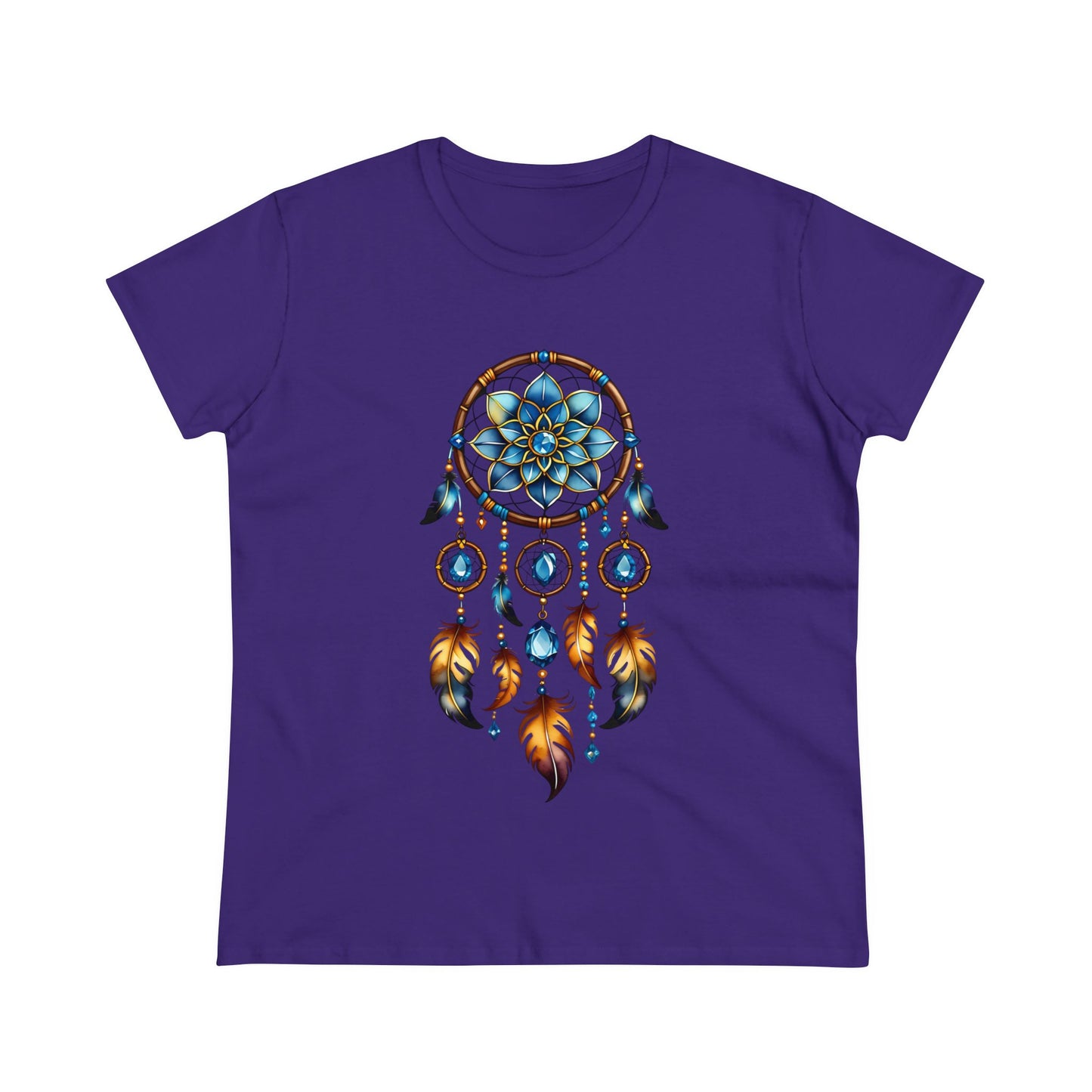 Topaz Dream Catcher - Scorpio - Astrology - Women's Midweight Cotton Tee