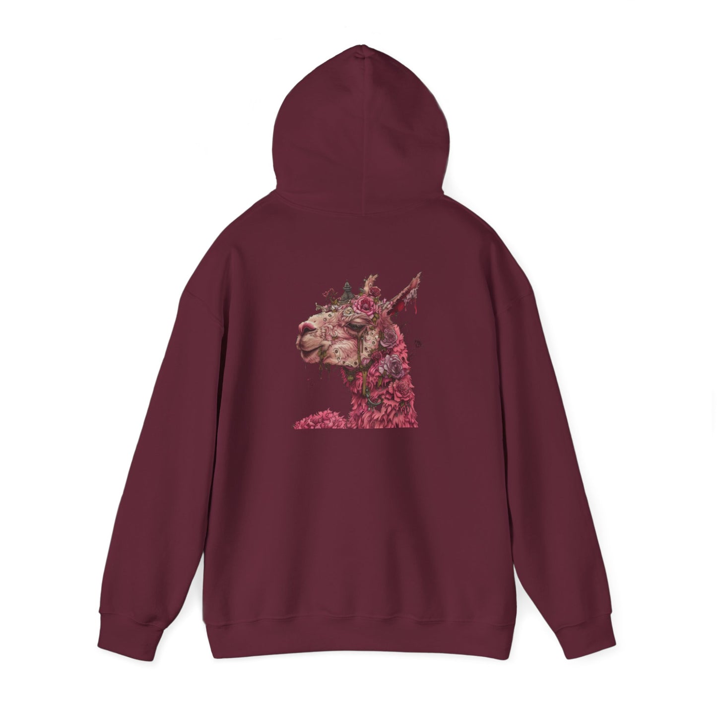 Pink Llama - Unisex Heavy Blend™ Hooded Sweatshirt