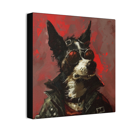 Punk Dog - Canvas Stretched, 0.75"