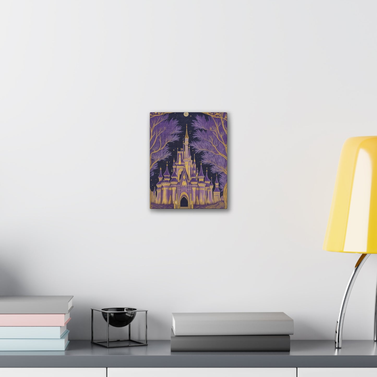 Purple Castle - Canvas Stretched, 0.75"