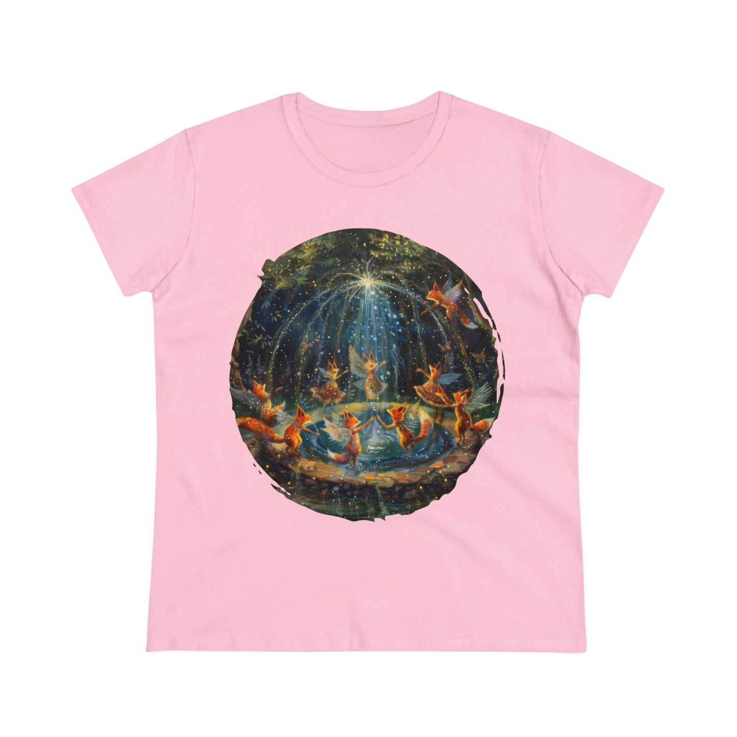 Fairy Celebration - Fantasy - Women's Midweight Cotton Tee