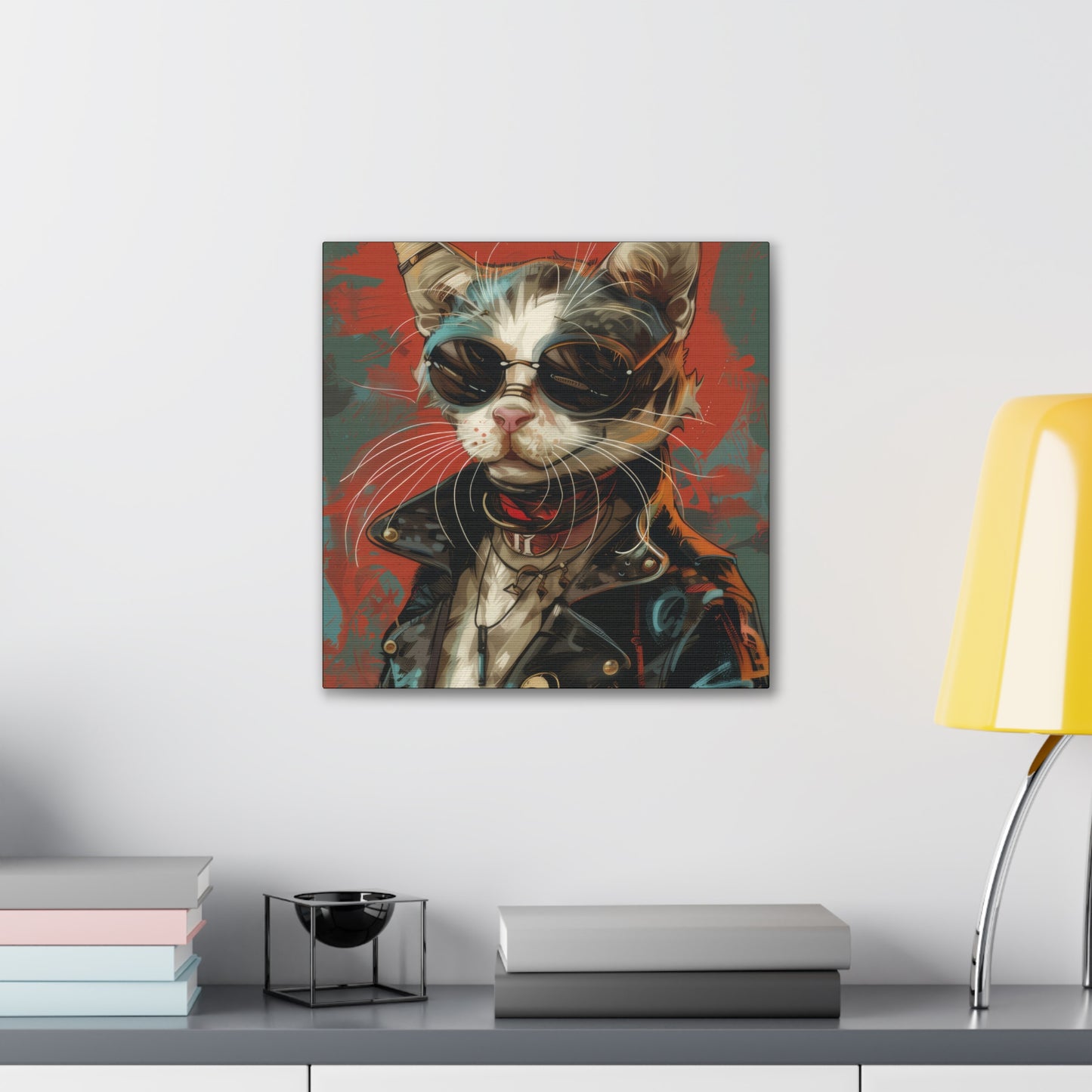 Mad Max Kitty - Canvas Stretched, 0.75" - Canvas Stretched, 0.75"