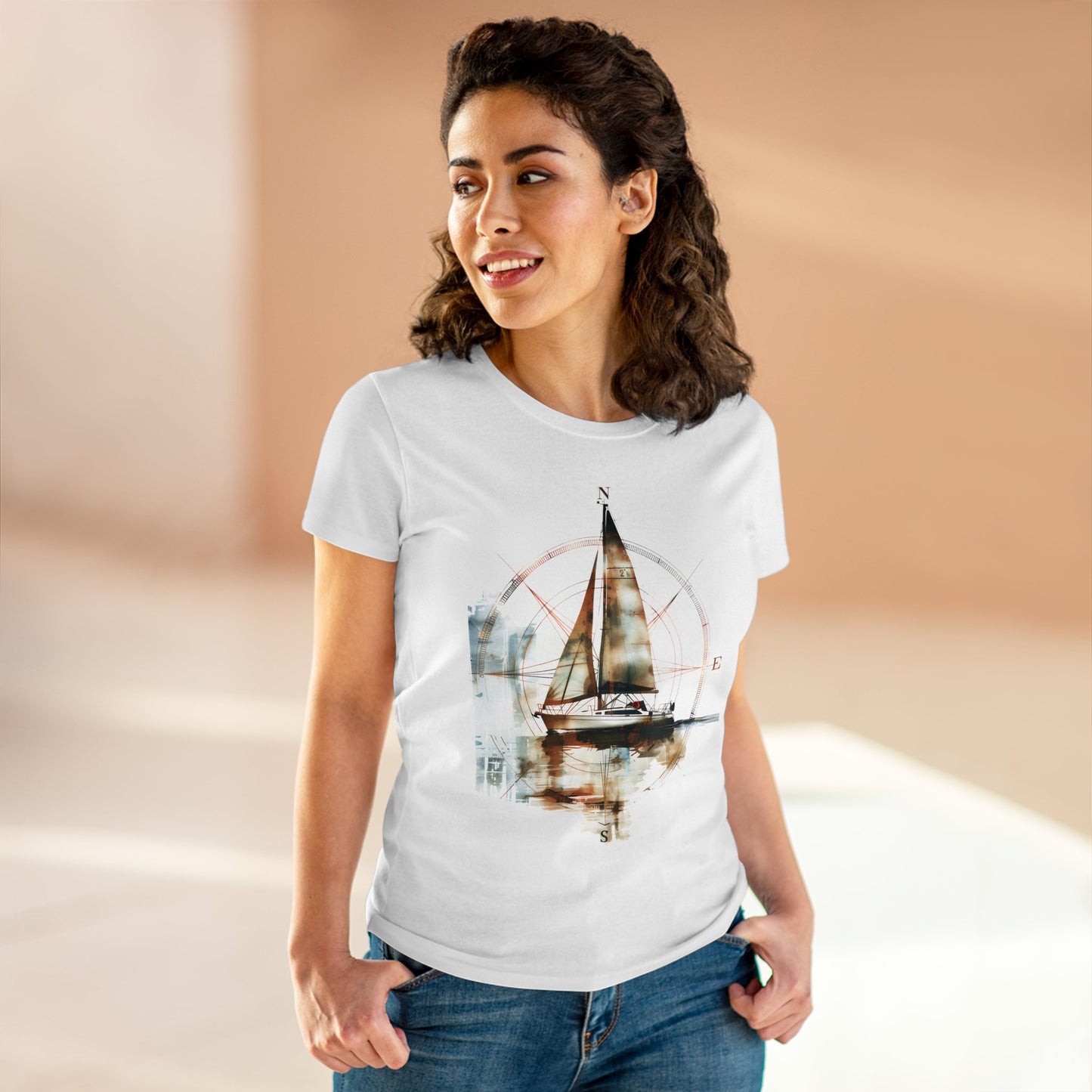 Sailing - Women's Midweight Cotton Tee